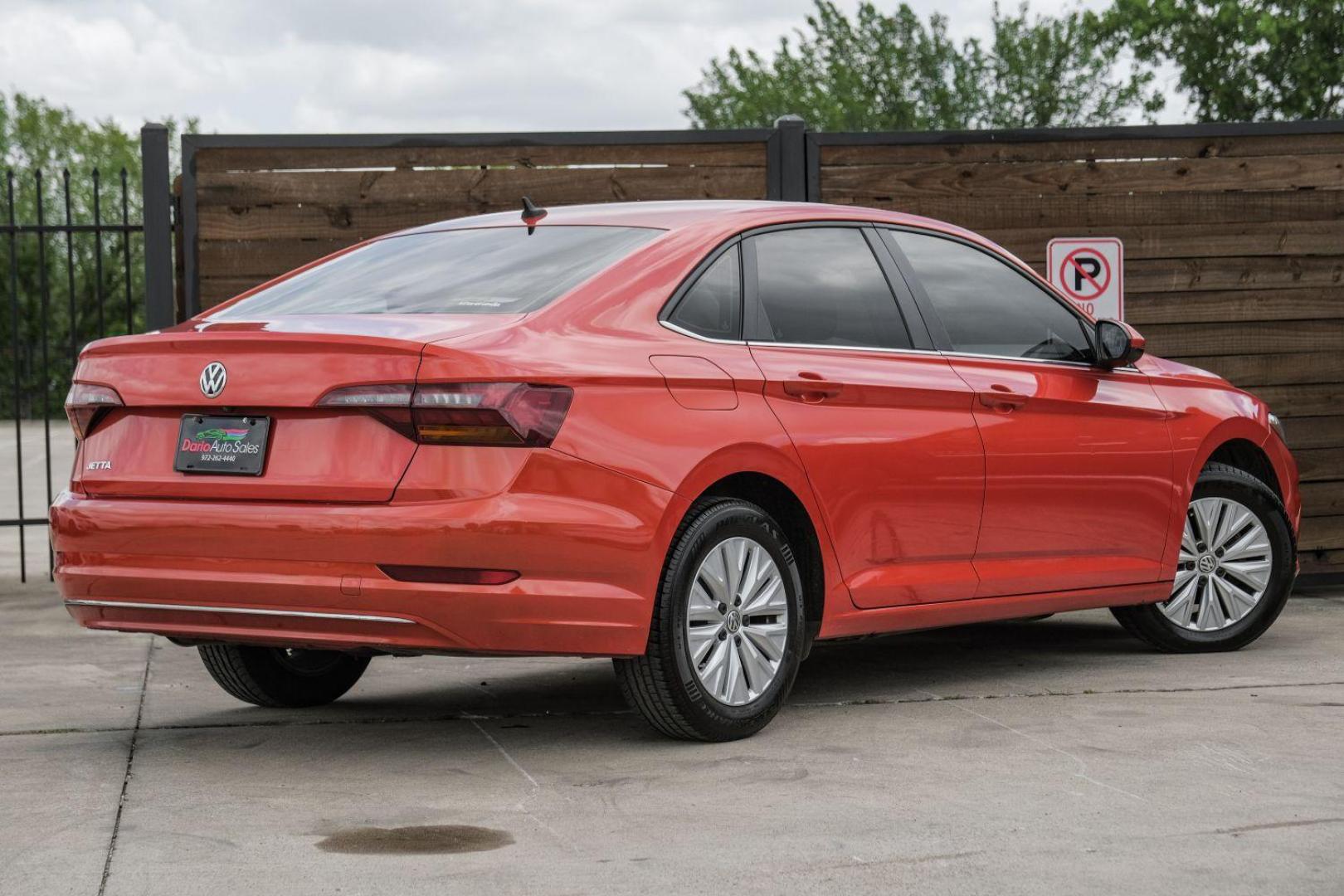 2019 ORANGE Volkswagen Jetta 1.4T S 8A (3VWCB7BU2KM) with an 1.4L L4 DOHC 16V engine, 8-Speed Automatic transmission, located at 2401 E Main St., Grand Prairie, TX, 75050, (972) 262-4440, 32.748981, -96.969643 - Photo#9