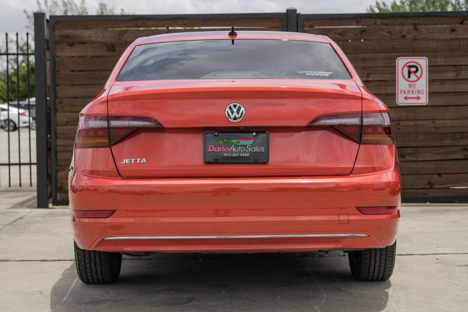 2019 ORANGE Volkswagen Jetta 1.4T S 8A (3VWCB7BU2KM) with an 1.4L L4 DOHC 16V engine, 8-Speed Automatic transmission, located at 2401 E Main St., Grand Prairie, TX, 75050, (972) 262-4440, 32.748981, -96.969643 - Photo#10