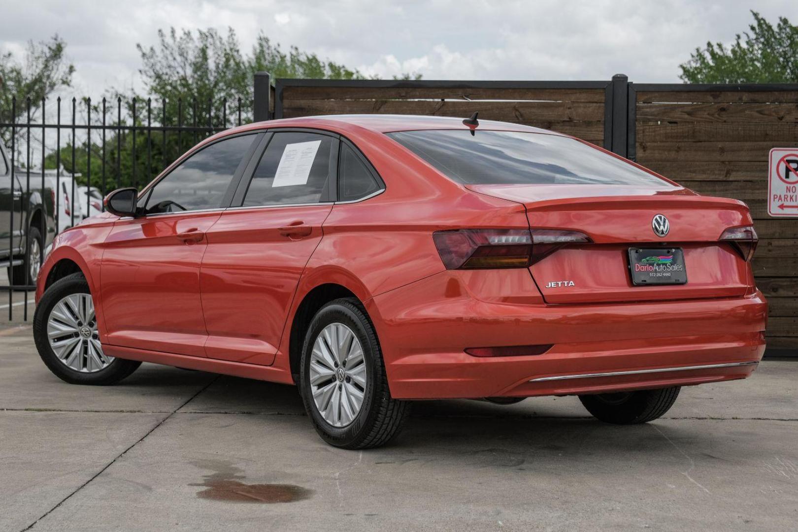 2019 ORANGE Volkswagen Jetta 1.4T S 8A (3VWCB7BU2KM) with an 1.4L L4 DOHC 16V engine, 8-Speed Automatic transmission, located at 2401 E Main St., Grand Prairie, TX, 75050, (972) 262-4440, 32.748981, -96.969643 - Photo#11