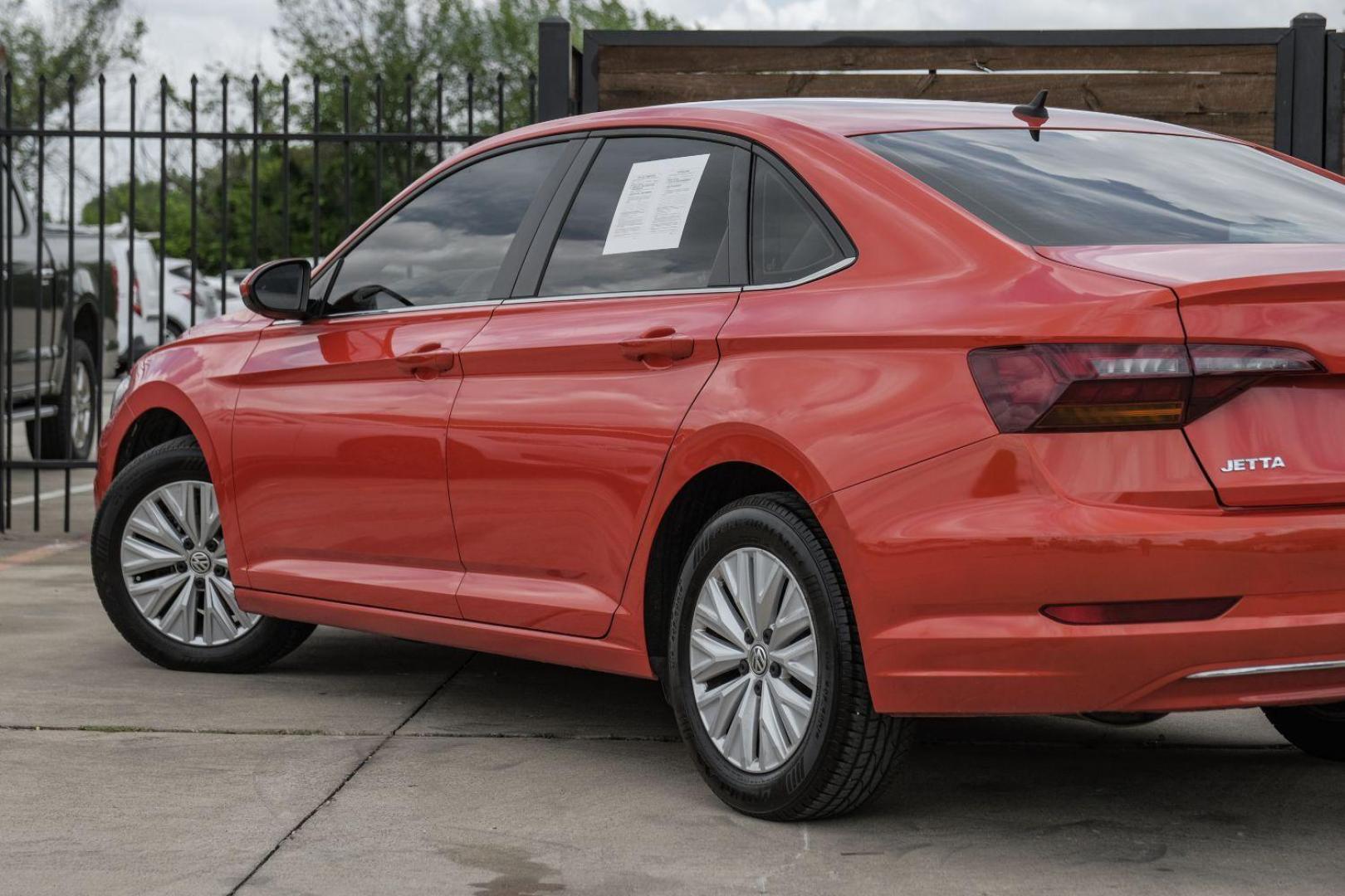 2019 ORANGE Volkswagen Jetta 1.4T S 8A (3VWCB7BU2KM) with an 1.4L L4 DOHC 16V engine, 8-Speed Automatic transmission, located at 2401 E Main St., Grand Prairie, TX, 75050, (972) 262-4440, 32.748981, -96.969643 - Photo#12