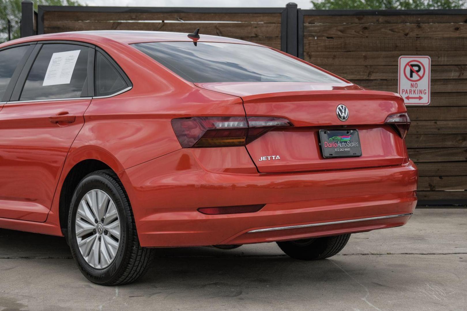 2019 ORANGE Volkswagen Jetta 1.4T S 8A (3VWCB7BU2KM) with an 1.4L L4 DOHC 16V engine, 8-Speed Automatic transmission, located at 2401 E Main St., Grand Prairie, TX, 75050, (972) 262-4440, 32.748981, -96.969643 - Photo#13