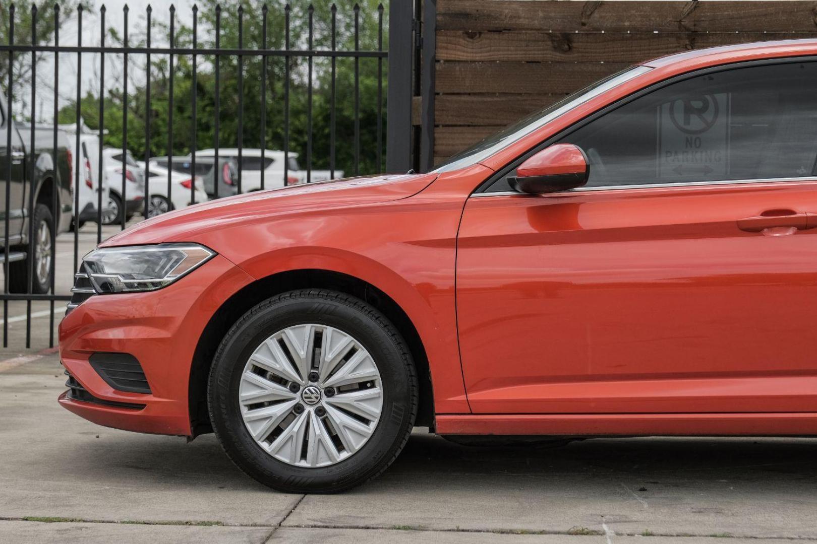 2019 ORANGE Volkswagen Jetta 1.4T S 8A (3VWCB7BU2KM) with an 1.4L L4 DOHC 16V engine, 8-Speed Automatic transmission, located at 2401 E Main St., Grand Prairie, TX, 75050, (972) 262-4440, 32.748981, -96.969643 - Photo#15