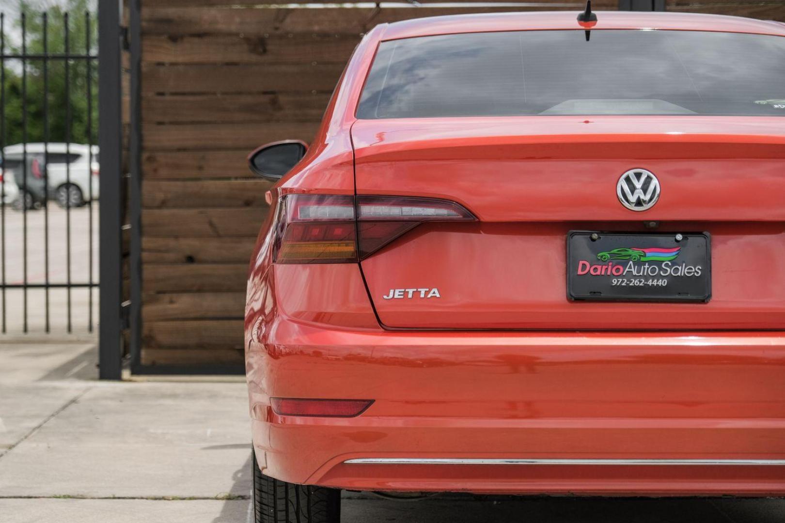 2019 ORANGE Volkswagen Jetta 1.4T S 8A (3VWCB7BU2KM) with an 1.4L L4 DOHC 16V engine, 8-Speed Automatic transmission, located at 2401 E Main St., Grand Prairie, TX, 75050, (972) 262-4440, 32.748981, -96.969643 - Photo#43