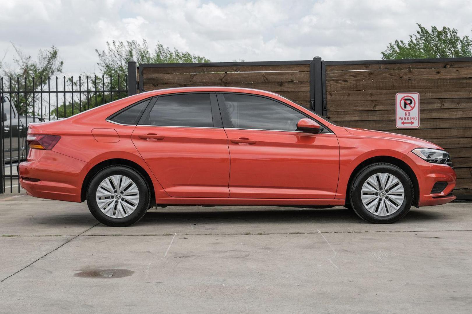 2019 ORANGE Volkswagen Jetta 1.4T S 8A (3VWCB7BU2KM) with an 1.4L L4 DOHC 16V engine, 8-Speed Automatic transmission, located at 2401 E Main St., Grand Prairie, TX, 75050, (972) 262-4440, 32.748981, -96.969643 - Photo#8