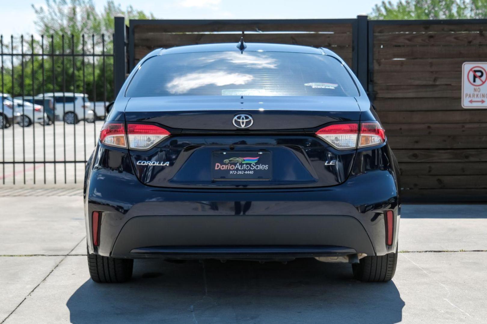 2020 BLUE Toyota Corolla SEDAN 4-DR (5YFEPRAE1LP) with an 1.8L L4 DOHC 16V engine, Continuously Variable Transmission transmission, located at 2401 E Main St., Grand Prairie, TX, 75050, (972) 262-4440, 32.748981, -96.969643 - Photo#10