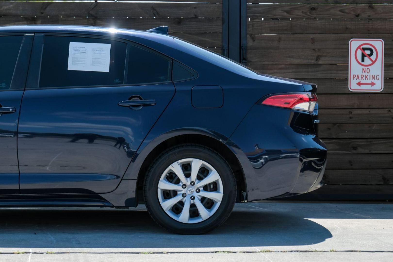 2020 BLUE Toyota Corolla SEDAN 4-DR (5YFEPRAE1LP) with an 1.8L L4 DOHC 16V engine, Continuously Variable Transmission transmission, located at 2401 E Main St., Grand Prairie, TX, 75050, (972) 262-4440, 32.748981, -96.969643 - Photo#15