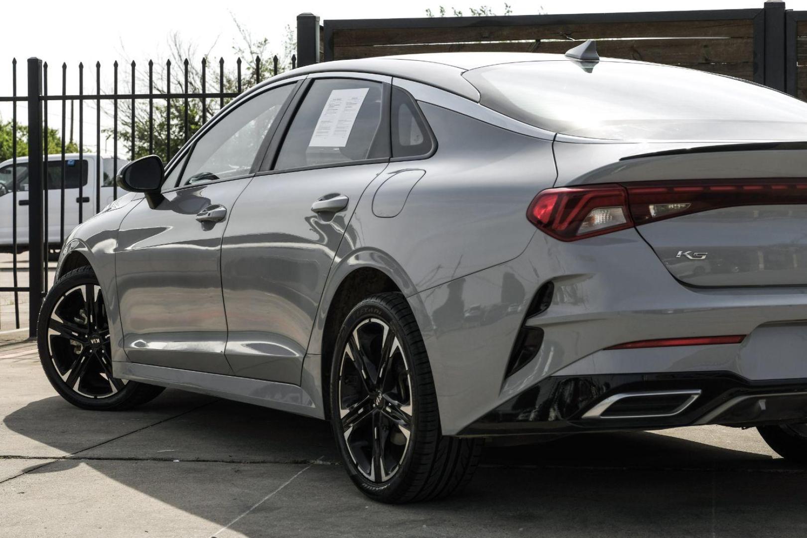 2021 GRAY Kia K5 GT-Line (5XXG64J26MG) with an 1.6L L4 DOHC 16V engine, 8-Speed Automatic transmission, located at 2401 E Main St., Grand Prairie, TX, 75050, (972) 262-4440, 32.748981, -96.969643 - Photo#15