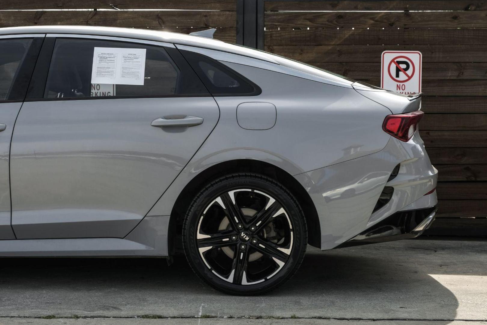 2021 GRAY Kia K5 GT-Line (5XXG64J26MG) with an 1.6L L4 DOHC 16V engine, 8-Speed Automatic transmission, located at 2401 E Main St., Grand Prairie, TX, 75050, (972) 262-4440, 32.748981, -96.969643 - Photo#19