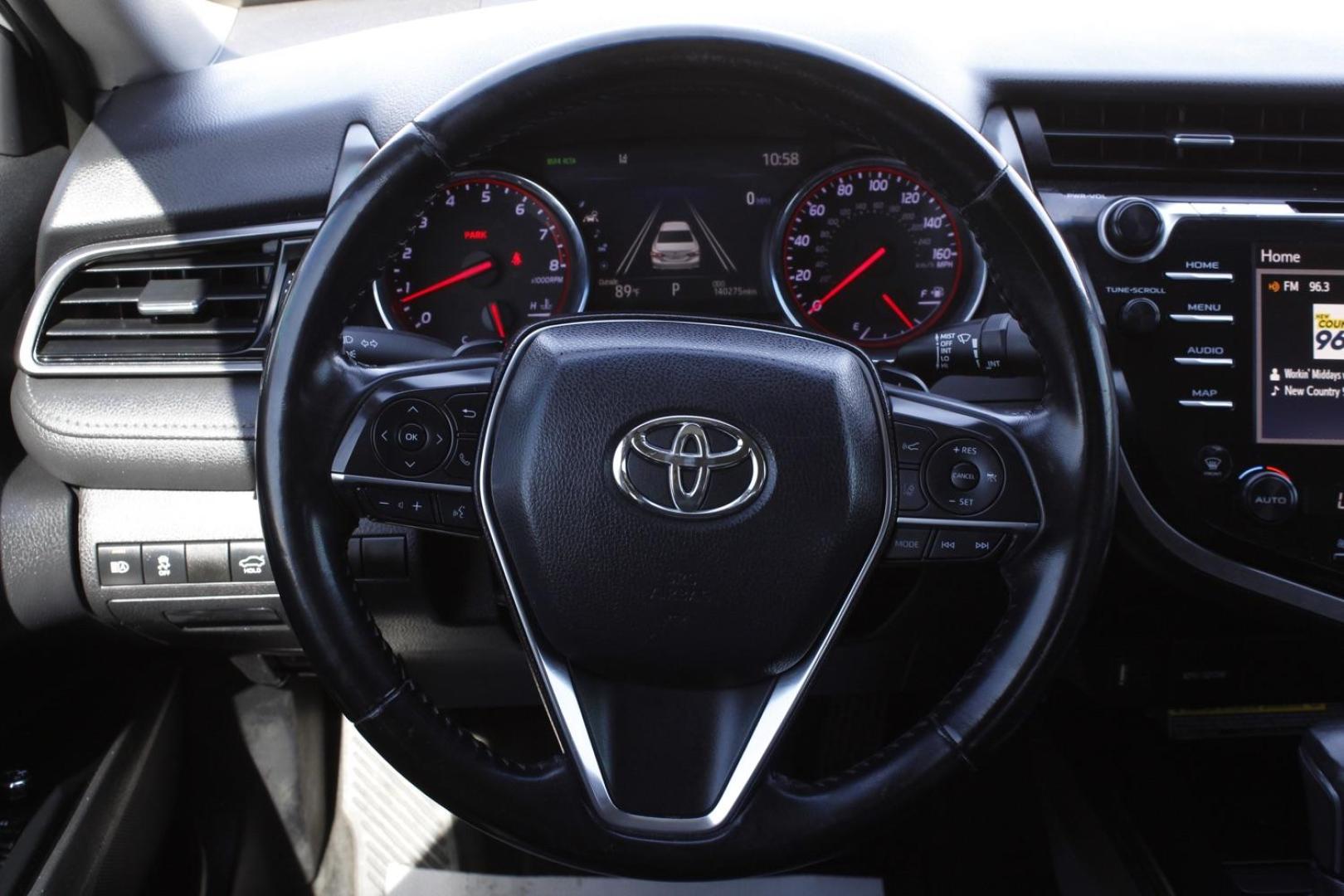 2019 WHITE Toyota Camry XSE (4T1B61HK6KU) with an 2.5L L4 DOHC 16V engine, 8-Speed Automatic transmission, located at 2401 E Main St., Grand Prairie, TX, 75050, (972) 262-4440, 32.748981, -96.969643 - Photo#20