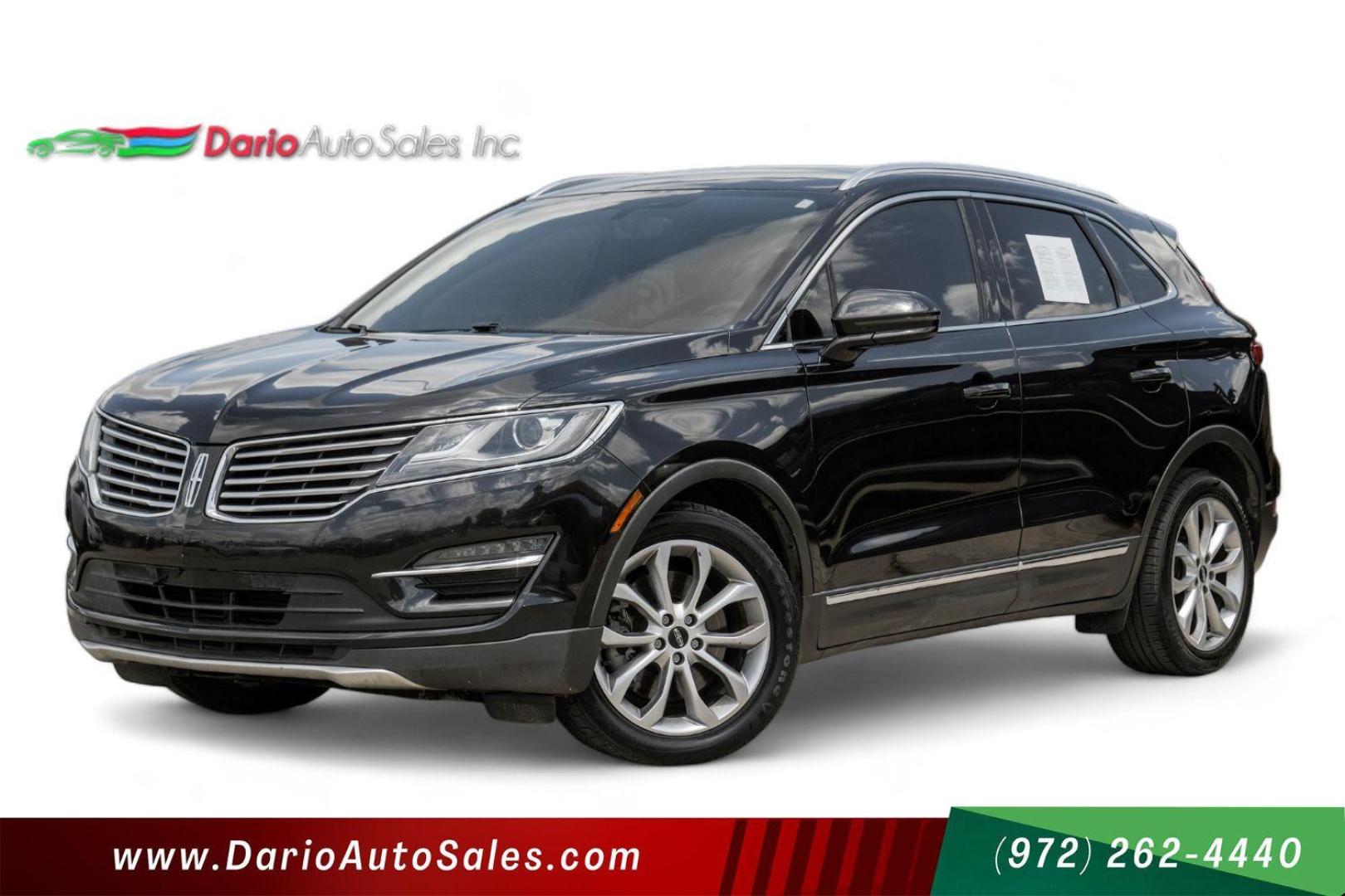 2015 black Lincoln MKC FWD (5LMCJ1A9XFU) with an 2.0L L4 DOHC 16V engine, 6-Speed Automatic transmission, located at 2401 E Main St., Grand Prairie, TX, 75050, (972) 262-4440, 32.748981, -96.969643 - Photo#0