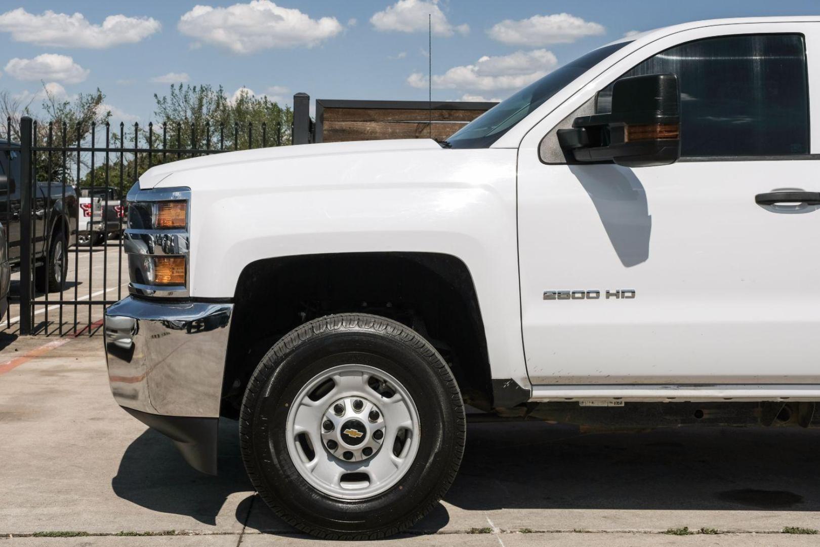 2019 white Chevrolet Silverado 2500HD Work Truck Double Cab Long Box 4WD (2GC2KREGXK1) with an 6.0L V8 OHV 16V engine, 6-Speed Automatic transmission, located at 2401 E Main St., Grand Prairie, TX, 75050, (972) 262-4440, 32.748981, -96.969643 - Photo#19