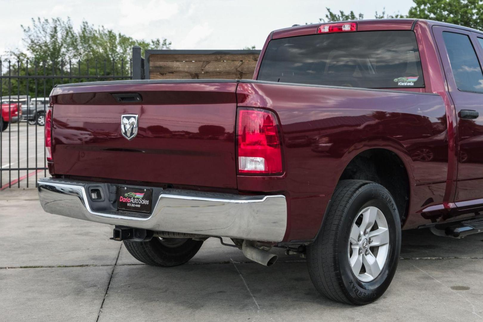 2018 Red RAM 1500 Tradesman Quad Cab 2WD (1C6RR6FG6JS) with an 3.6L V6 DOHC 24V FFV engine, 8-Speed Automatic transmission, located at 2401 E Main St., Grand Prairie, TX, 75050, (972) 262-4440, 32.748981, -96.969643 - Photo#12