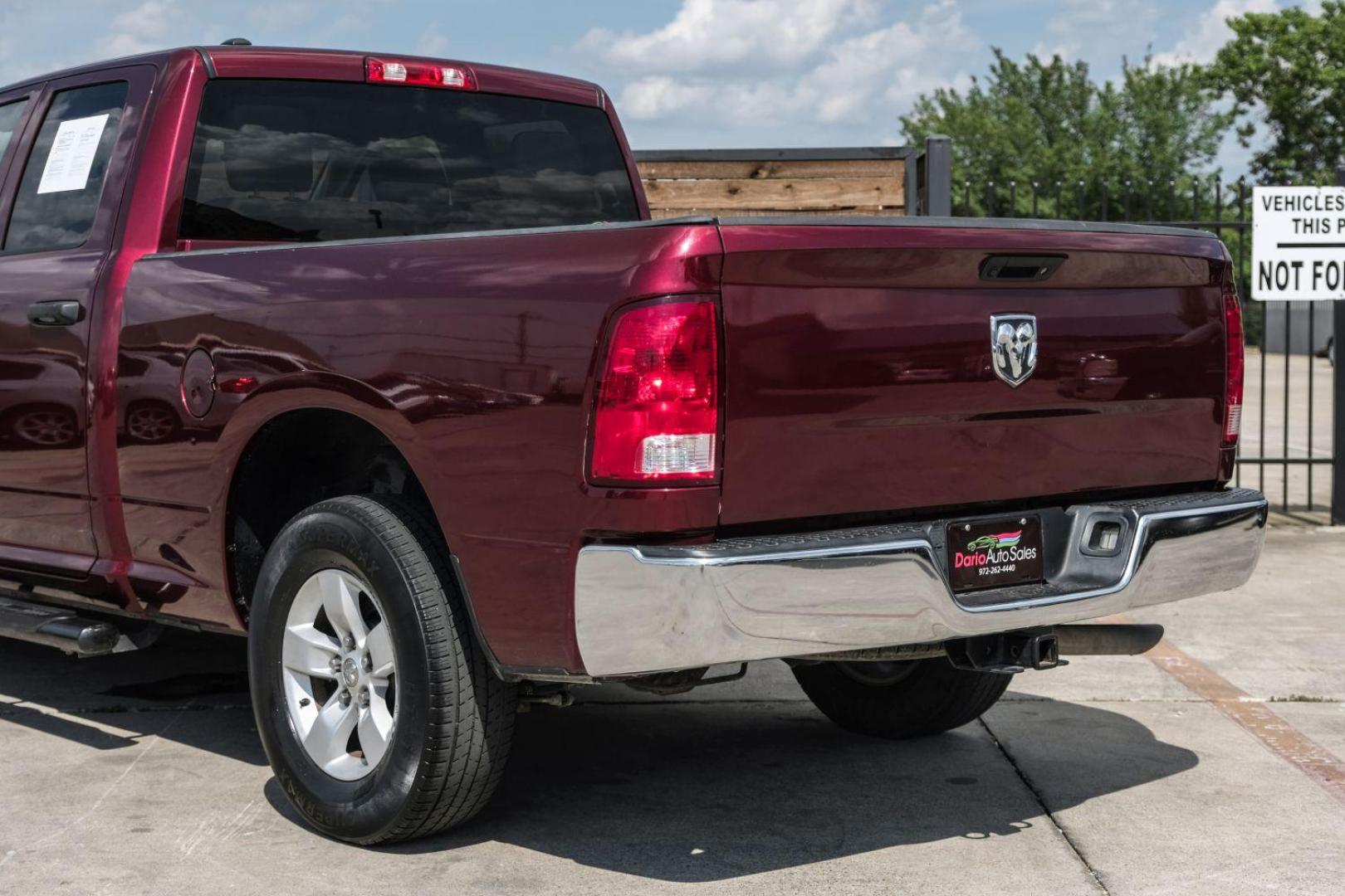 2018 Red RAM 1500 Tradesman Quad Cab 2WD (1C6RR6FG6JS) with an 3.6L V6 DOHC 24V FFV engine, 8-Speed Automatic transmission, located at 2401 E Main St., Grand Prairie, TX, 75050, (972) 262-4440, 32.748981, -96.969643 - Photo#17