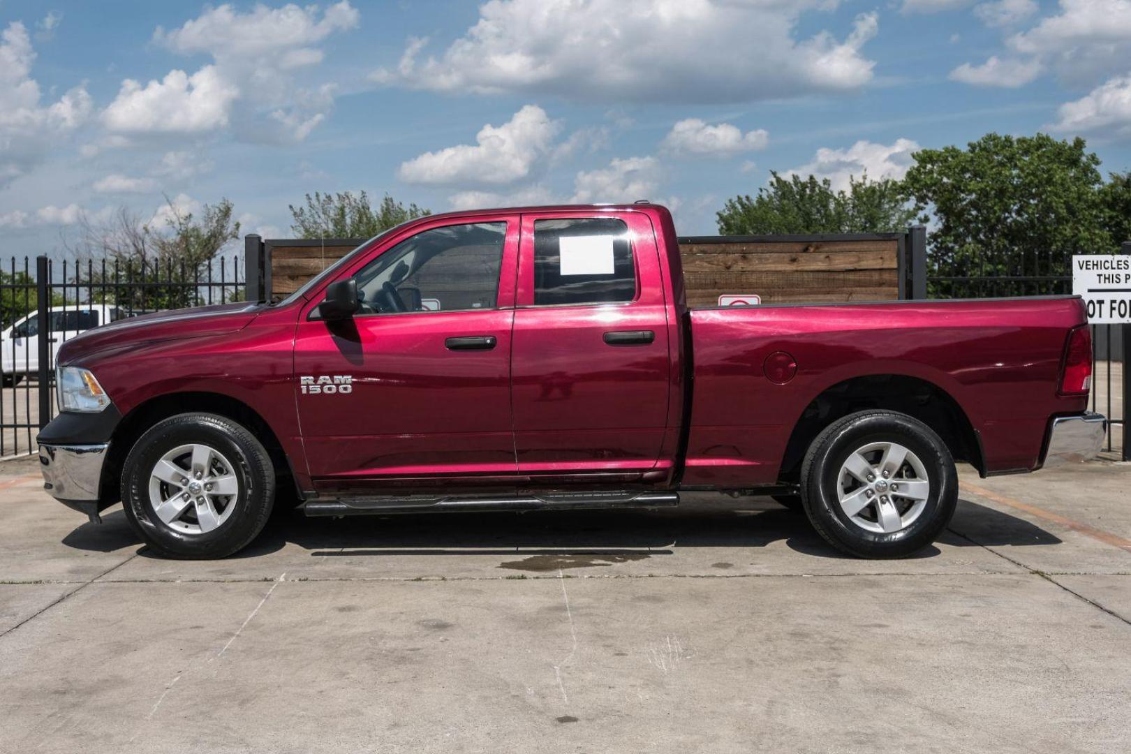 2018 Red RAM 1500 Tradesman Quad Cab 2WD (1C6RR6FG6JS) with an 3.6L V6 DOHC 24V FFV engine, 8-Speed Automatic transmission, located at 2401 E Main St., Grand Prairie, TX, 75050, (972) 262-4440, 32.748981, -96.969643 - Photo#18