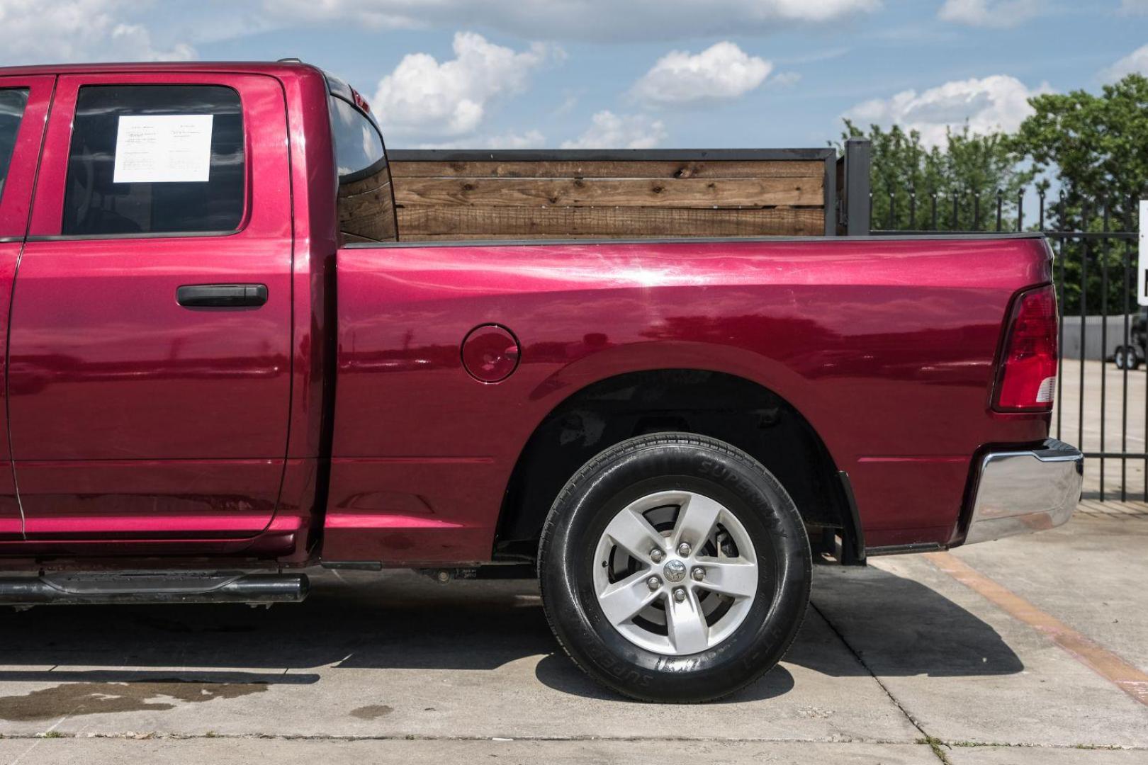 2018 Red RAM 1500 Tradesman Quad Cab 2WD (1C6RR6FG6JS) with an 3.6L V6 DOHC 24V FFV engine, 8-Speed Automatic transmission, located at 2401 E Main St., Grand Prairie, TX, 75050, (972) 262-4440, 32.748981, -96.969643 - Photo#20