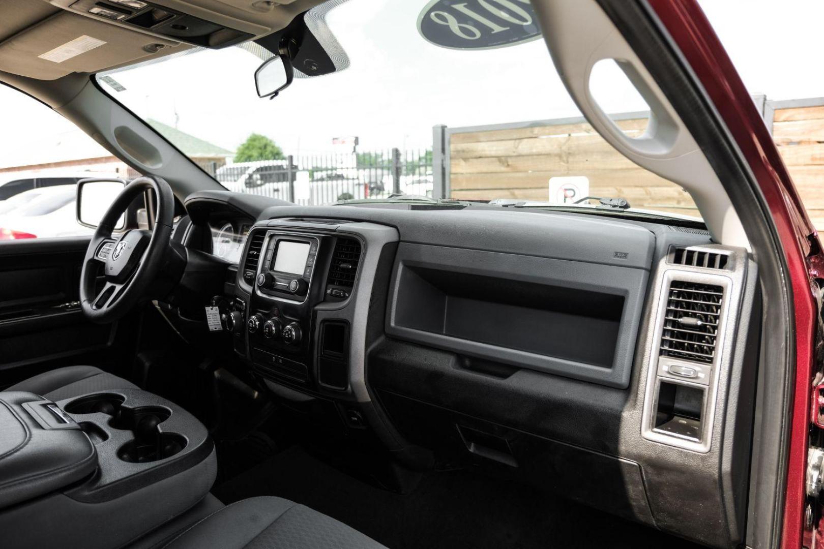 2018 Red RAM 1500 Tradesman Quad Cab 2WD (1C6RR6FG6JS) with an 3.6L V6 DOHC 24V FFV engine, 8-Speed Automatic transmission, located at 2401 E Main St., Grand Prairie, TX, 75050, (972) 262-4440, 32.748981, -96.969643 - Photo#21