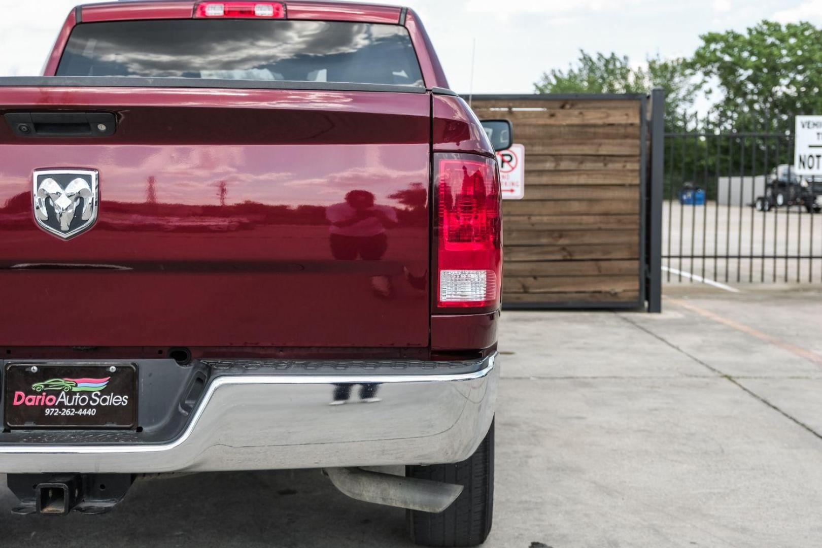 2018 Red RAM 1500 Tradesman Quad Cab 2WD (1C6RR6FG6JS) with an 3.6L V6 DOHC 24V FFV engine, 8-Speed Automatic transmission, located at 2401 E Main St., Grand Prairie, TX, 75050, (972) 262-4440, 32.748981, -96.969643 - Photo#53