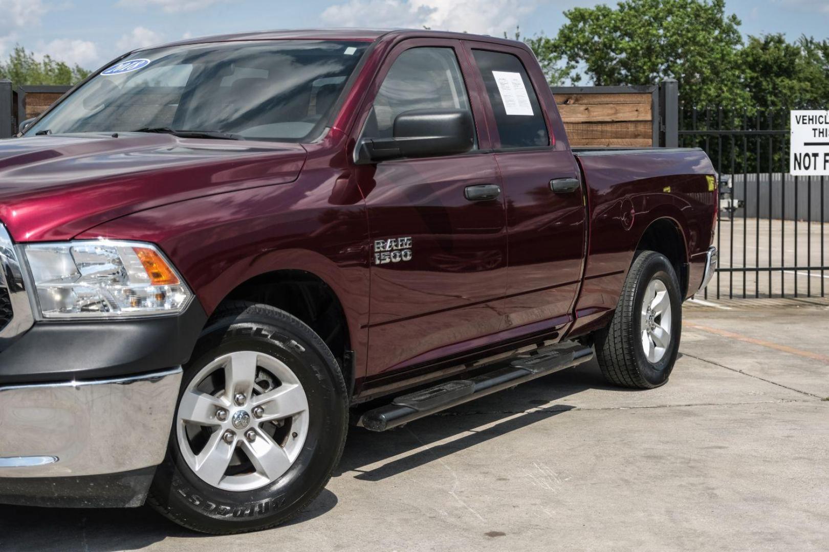 2018 Red RAM 1500 Tradesman Quad Cab 2WD (1C6RR6FG6JS) with an 3.6L V6 DOHC 24V FFV engine, 8-Speed Automatic transmission, located at 2401 E Main St., Grand Prairie, TX, 75050, (972) 262-4440, 32.748981, -96.969643 - Photo#5