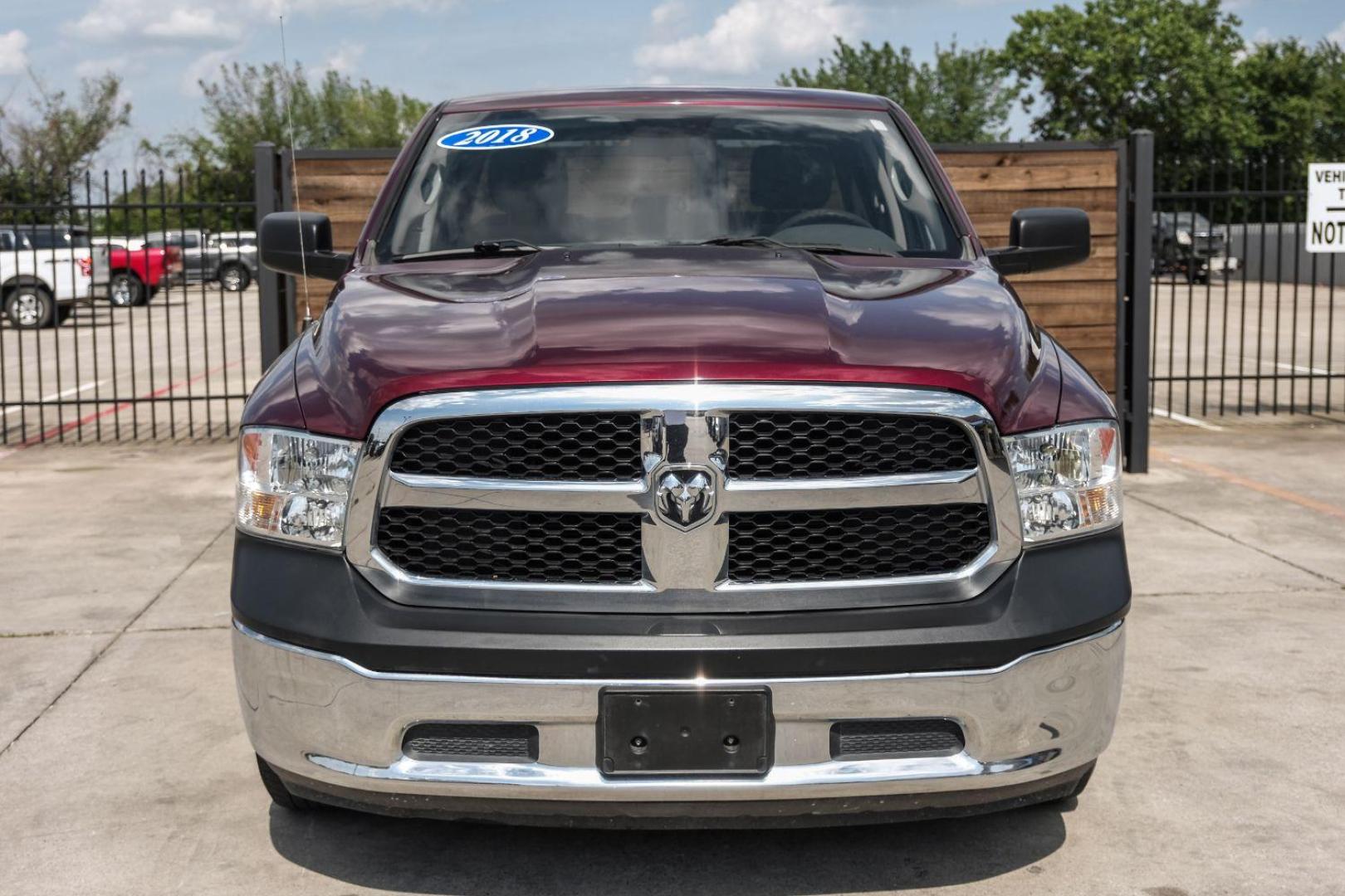 2018 Red RAM 1500 Tradesman Quad Cab 2WD (1C6RR6FG6JS) with an 3.6L V6 DOHC 24V FFV engine, 8-Speed Automatic transmission, located at 2401 E Main St., Grand Prairie, TX, 75050, (972) 262-4440, 32.748981, -96.969643 - Photo#6