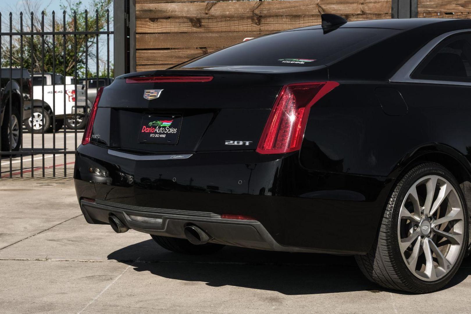 2015 BLACK Cadillac ATS Coupe 2.0L Turbo Premium RWD (1G6AE1RX7F0) with an 2.0L L4 DOHC 16V TURBO engine, located at 2401 E Main St., Grand Prairie, TX, 75050, (972) 262-4440, 32.748981, -96.969643 - Photo#13