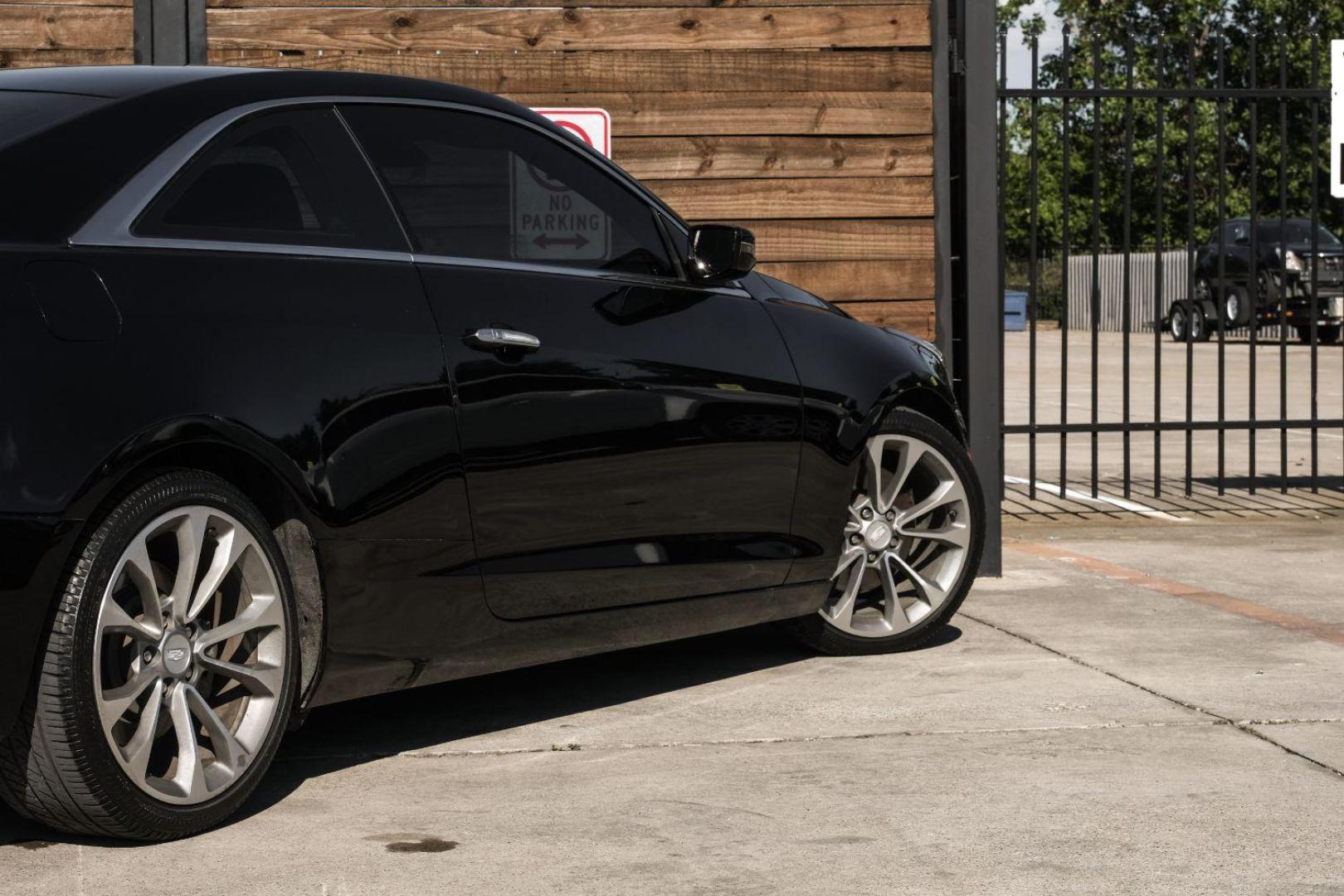 2015 BLACK Cadillac ATS Coupe 2.0L Turbo Premium RWD (1G6AE1RX7F0) with an 2.0L L4 DOHC 16V TURBO engine, located at 2401 E Main St., Grand Prairie, TX, 75050, (972) 262-4440, 32.748981, -96.969643 - Photo#14