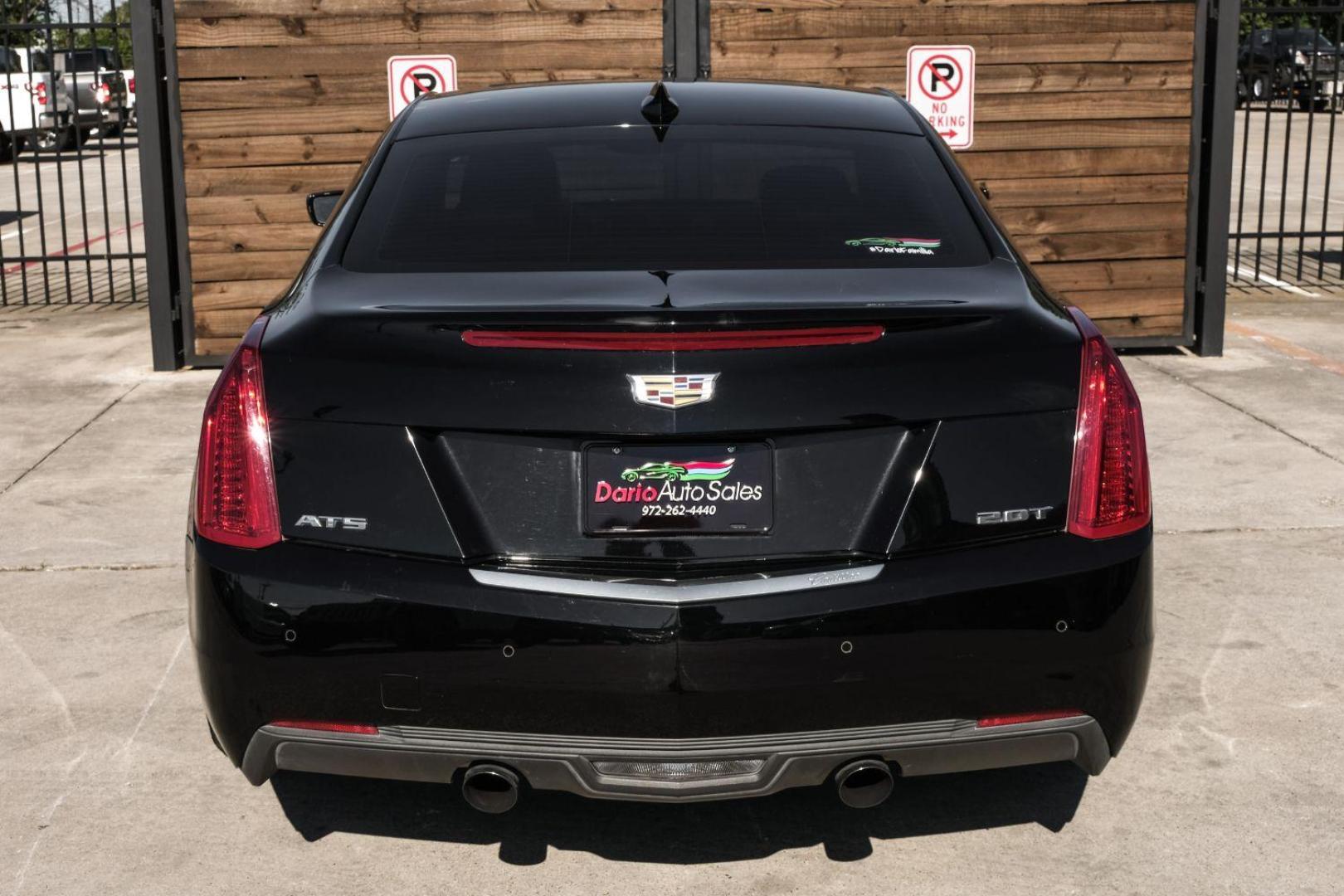 2015 BLACK Cadillac ATS Coupe 2.0L Turbo Premium RWD (1G6AE1RX7F0) with an 2.0L L4 DOHC 16V TURBO engine, located at 2401 E Main St., Grand Prairie, TX, 75050, (972) 262-4440, 32.748981, -96.969643 - Photo#15