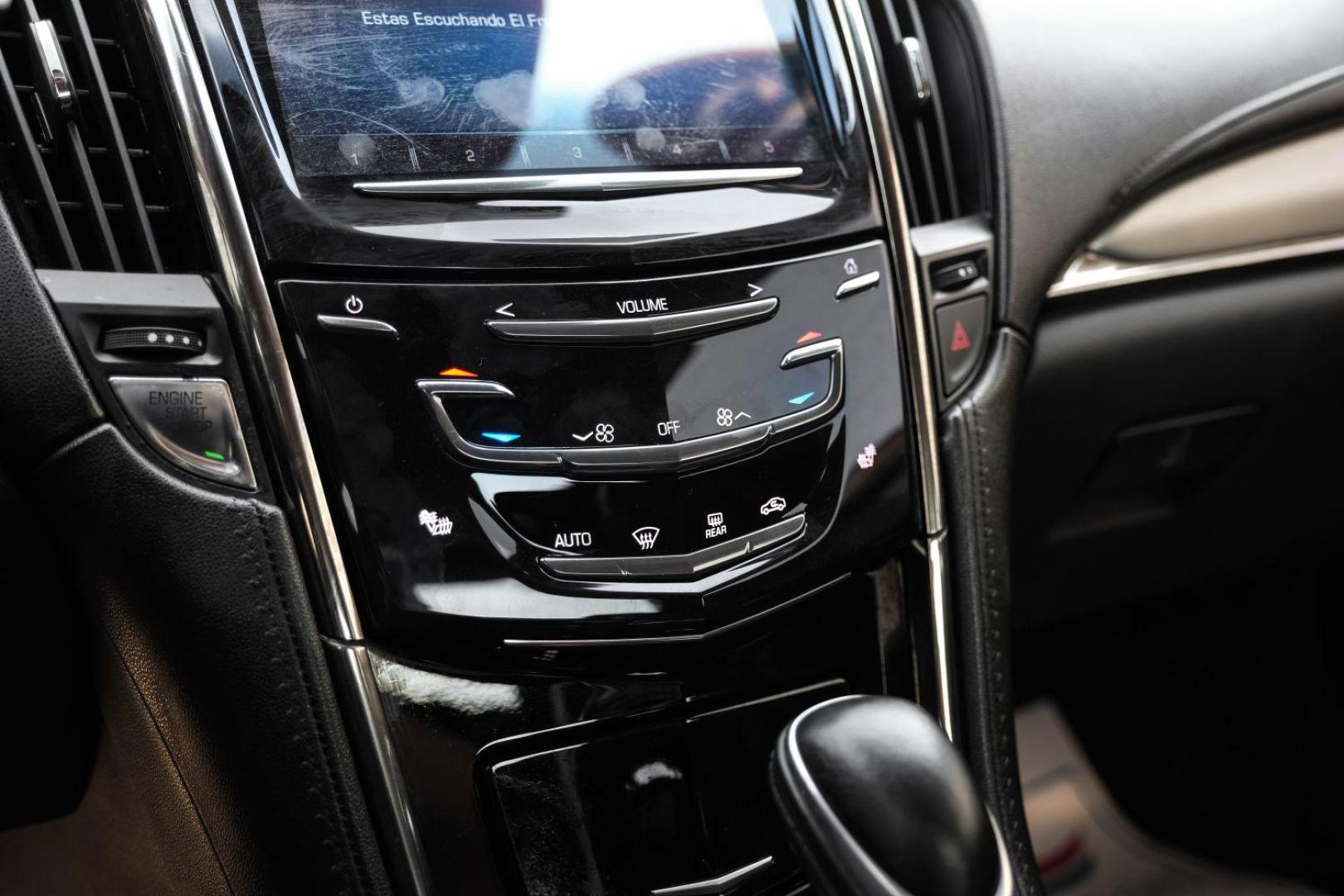 2015 BLACK Cadillac ATS Coupe 2.0L Turbo Premium RWD (1G6AE1RX7F0) with an 2.0L L4 DOHC 16V TURBO engine, located at 2401 E Main St., Grand Prairie, TX, 75050, (972) 262-4440, 32.748981, -96.969643 - Photo#32