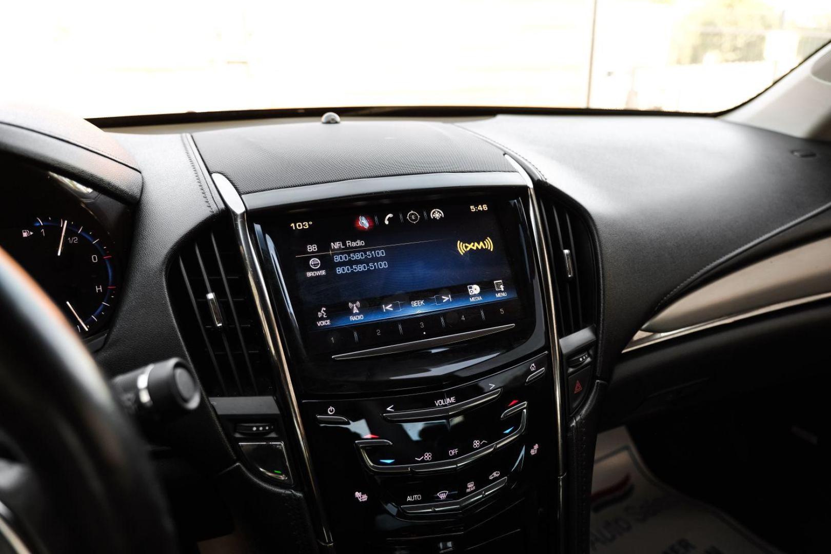 2015 BLACK Cadillac ATS Coupe 2.0L Turbo Premium RWD (1G6AE1RX7F0) with an 2.0L L4 DOHC 16V TURBO engine, located at 2401 E Main St., Grand Prairie, TX, 75050, (972) 262-4440, 32.748981, -96.969643 - Photo#35