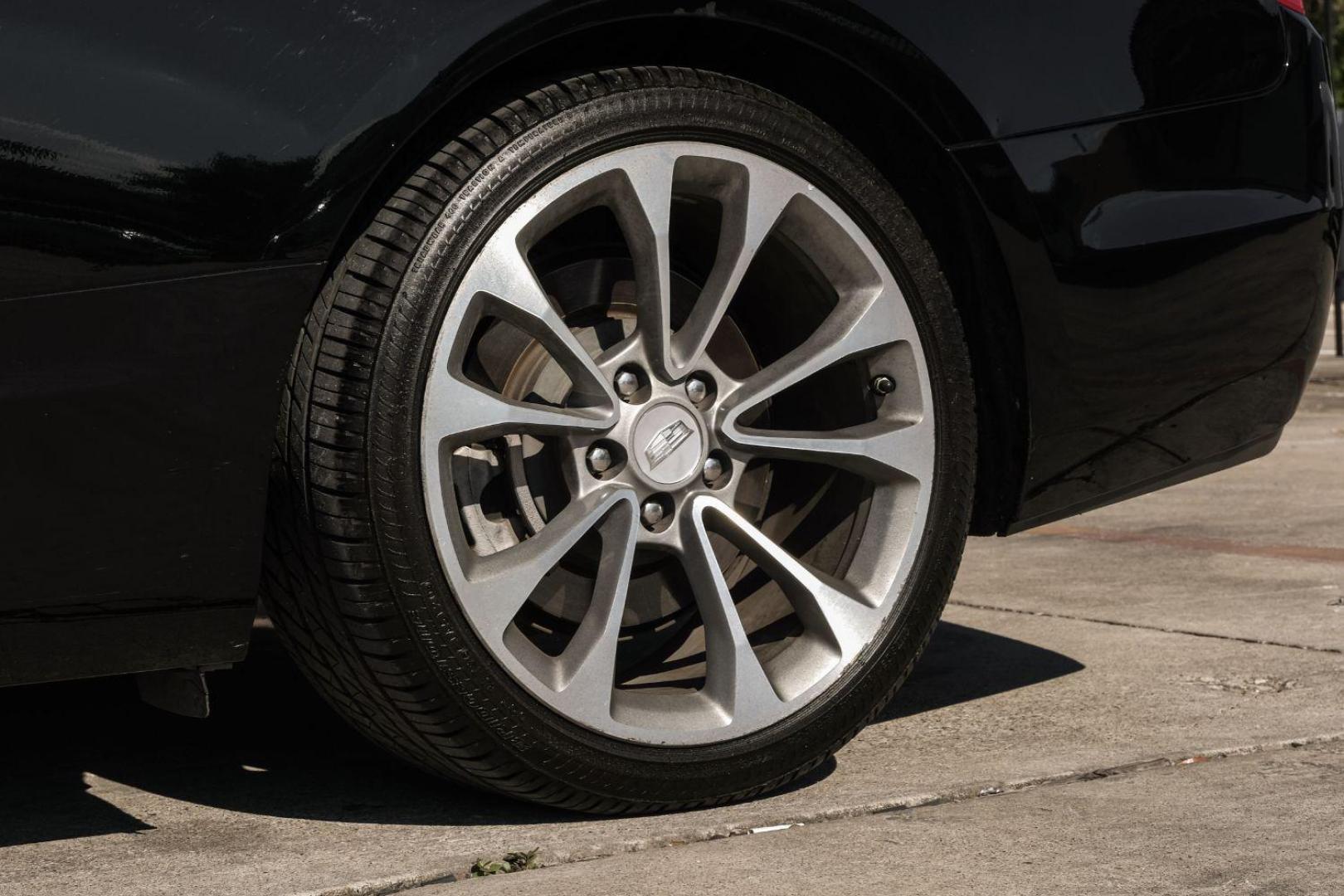 2015 BLACK Cadillac ATS Coupe 2.0L Turbo Premium RWD (1G6AE1RX7F0) with an 2.0L L4 DOHC 16V TURBO engine, located at 2401 E Main St., Grand Prairie, TX, 75050, (972) 262-4440, 32.748981, -96.969643 - Photo#55