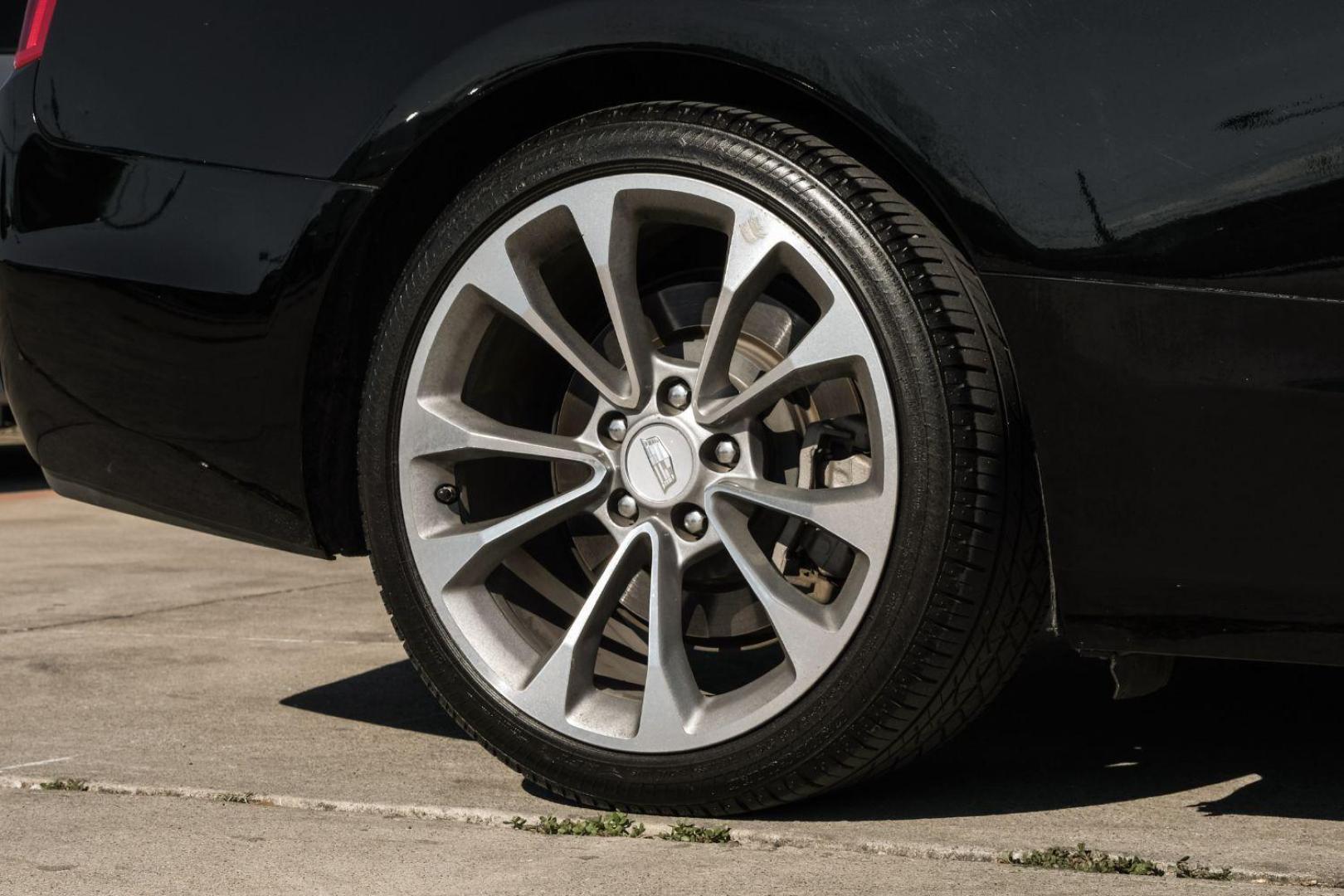 2015 BLACK Cadillac ATS Coupe 2.0L Turbo Premium RWD (1G6AE1RX7F0) with an 2.0L L4 DOHC 16V TURBO engine, located at 2401 E Main St., Grand Prairie, TX, 75050, (972) 262-4440, 32.748981, -96.969643 - Photo#56