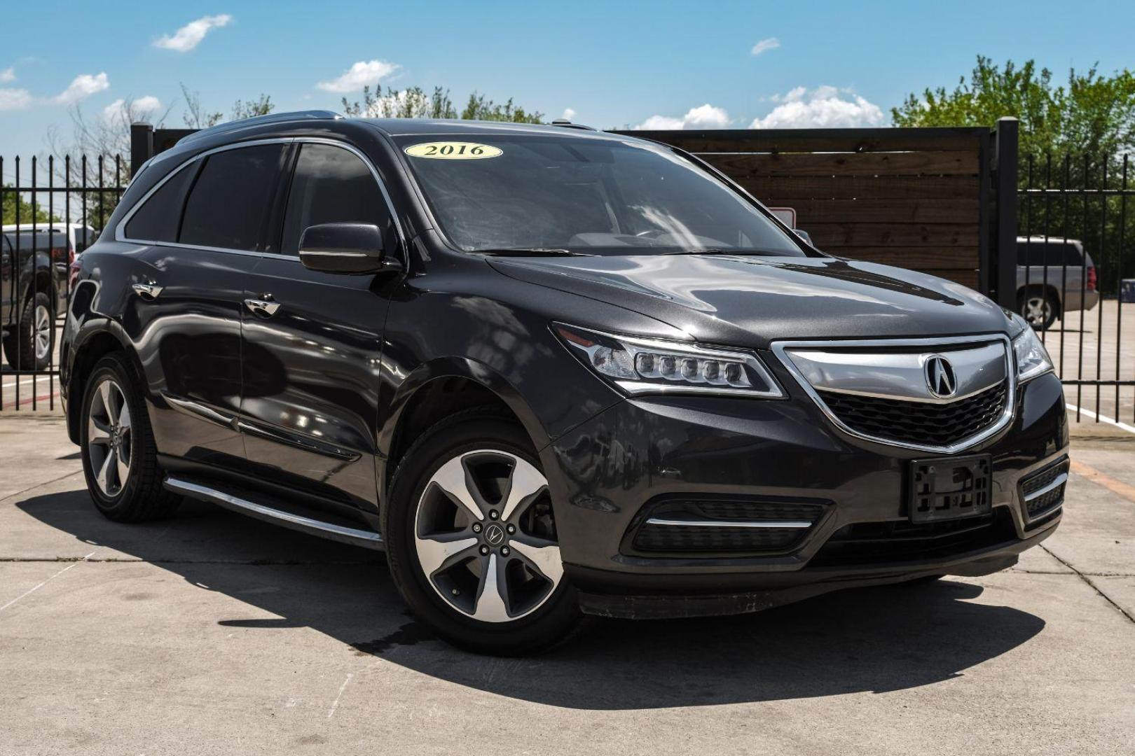 2016 GRAY Acura MDX SH-AWD 9-Spd AT (5FRYD4H29GB) with an 3.5L V6 SOHC 24V engine, 9-Speed Automatic transmission, located at 2401 E Main St., Grand Prairie, TX, 75050, (972) 262-4440, 32.748981, -96.969643 - Photo#9