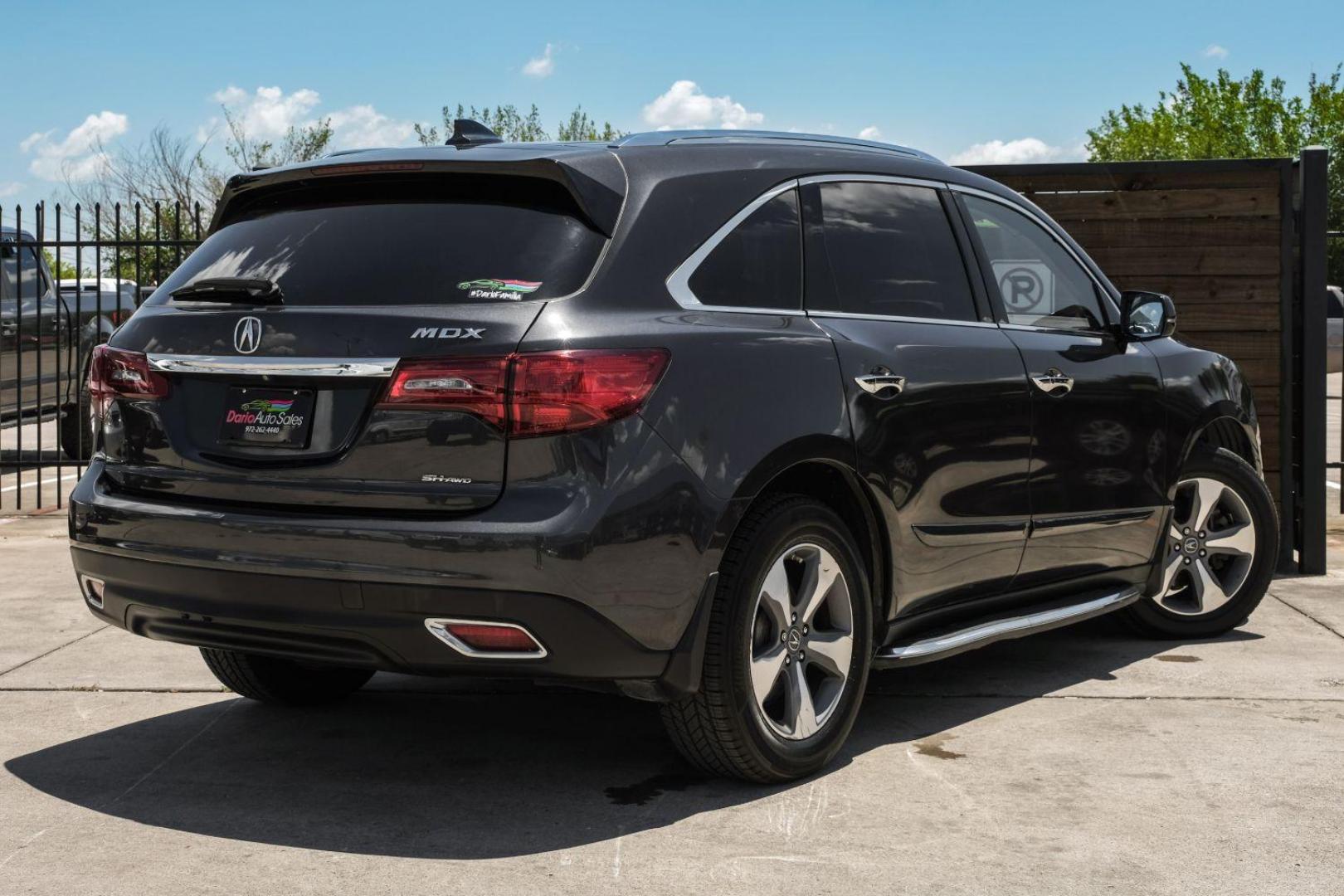 2016 GRAY Acura MDX SH-AWD 9-Spd AT (5FRYD4H29GB) with an 3.5L V6 SOHC 24V engine, 9-Speed Automatic transmission, located at 2401 E Main St., Grand Prairie, TX, 75050, (972) 262-4440, 32.748981, -96.969643 - Photo#13