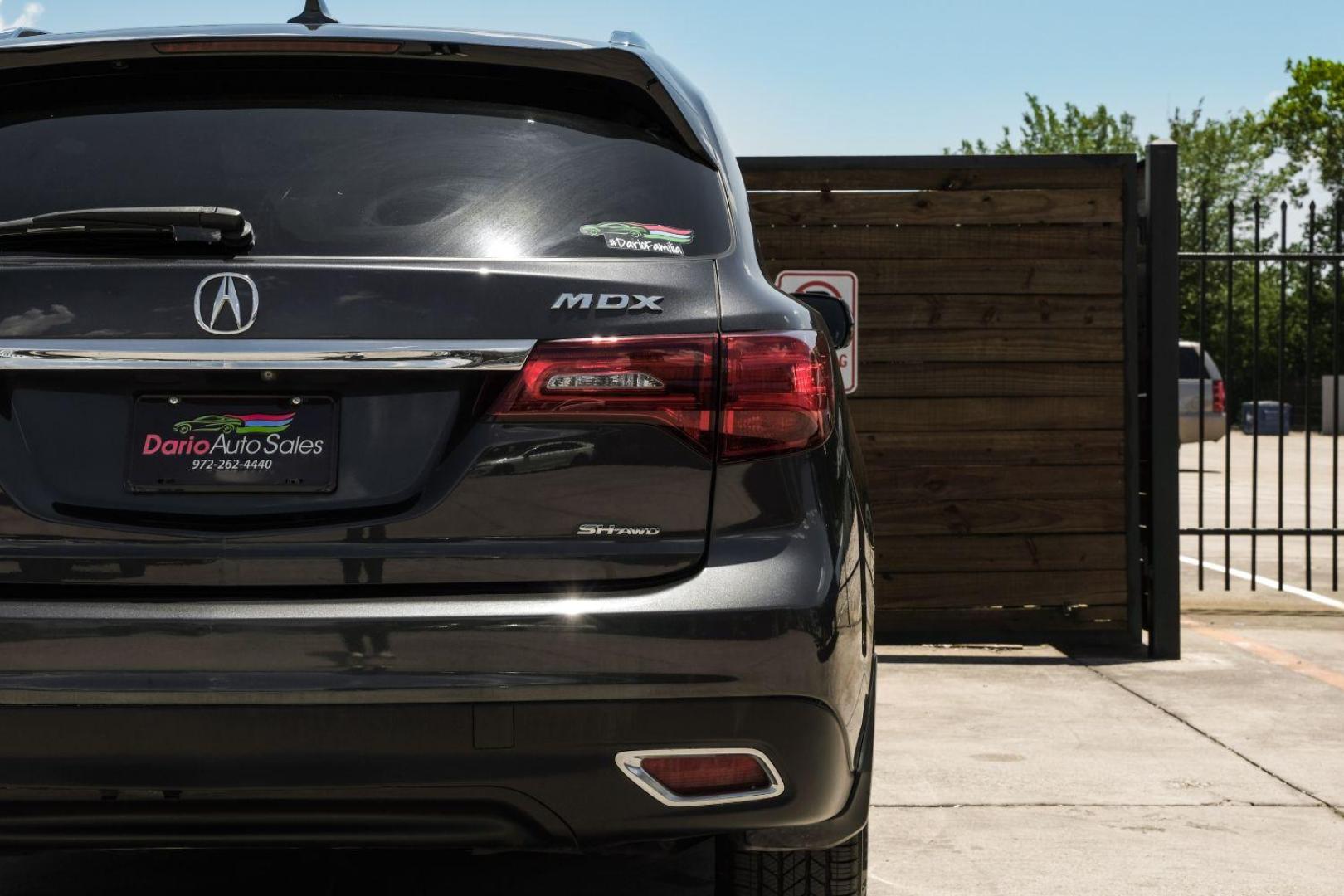 2016 GRAY Acura MDX SH-AWD 9-Spd AT (5FRYD4H29GB) with an 3.5L V6 SOHC 24V engine, 9-Speed Automatic transmission, located at 2401 E Main St., Grand Prairie, TX, 75050, (972) 262-4440, 32.748981, -96.969643 - Photo#60