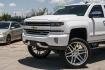 2017 WHITE Chevrolet Silverado 1500 LTZ Crew Cab 4WD (3GCUKSEC5HG) with an 5.3L V8 OHV 16V engine, 6-Speed Automatic transmission, located at 2401 E Main St., Grand Prairie, TX, 75050, (972) 262-4440, 32.748981, -96.969643 - Photo#2