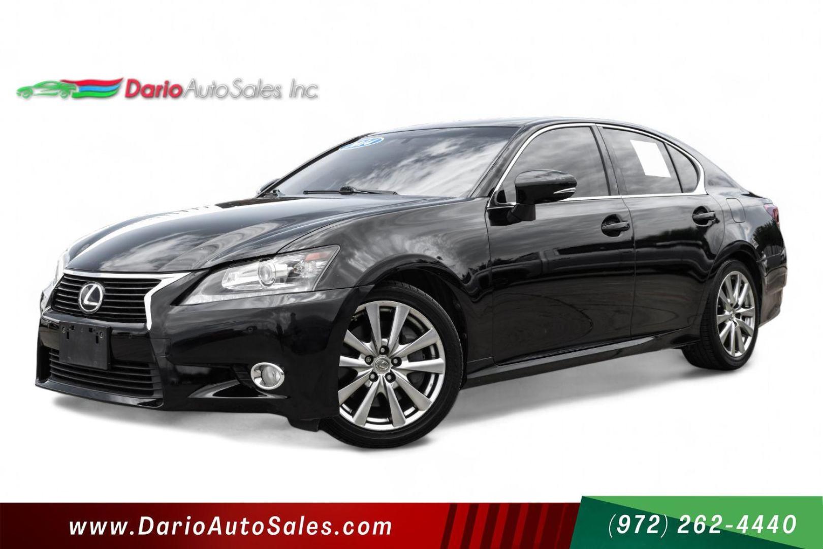 2014 BLACK Lexus GS 350 RWD (JTHBE1BL7E5) with an 3.5L V6 DOHC 24V engine, 8-Speed Automatic transmission, located at 2401 E Main St., Grand Prairie, TX, 75050, (972) 262-4440, 32.748981, -96.969643 - Photo#0