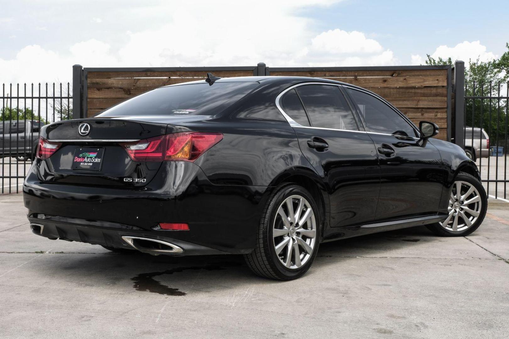 2014 BLACK Lexus GS 350 RWD (JTHBE1BL7E5) with an 3.5L V6 DOHC 24V engine, 8-Speed Automatic transmission, located at 2401 E Main St., Grand Prairie, TX, 75050, (972) 262-4440, 32.748981, -96.969643 - Photo#12