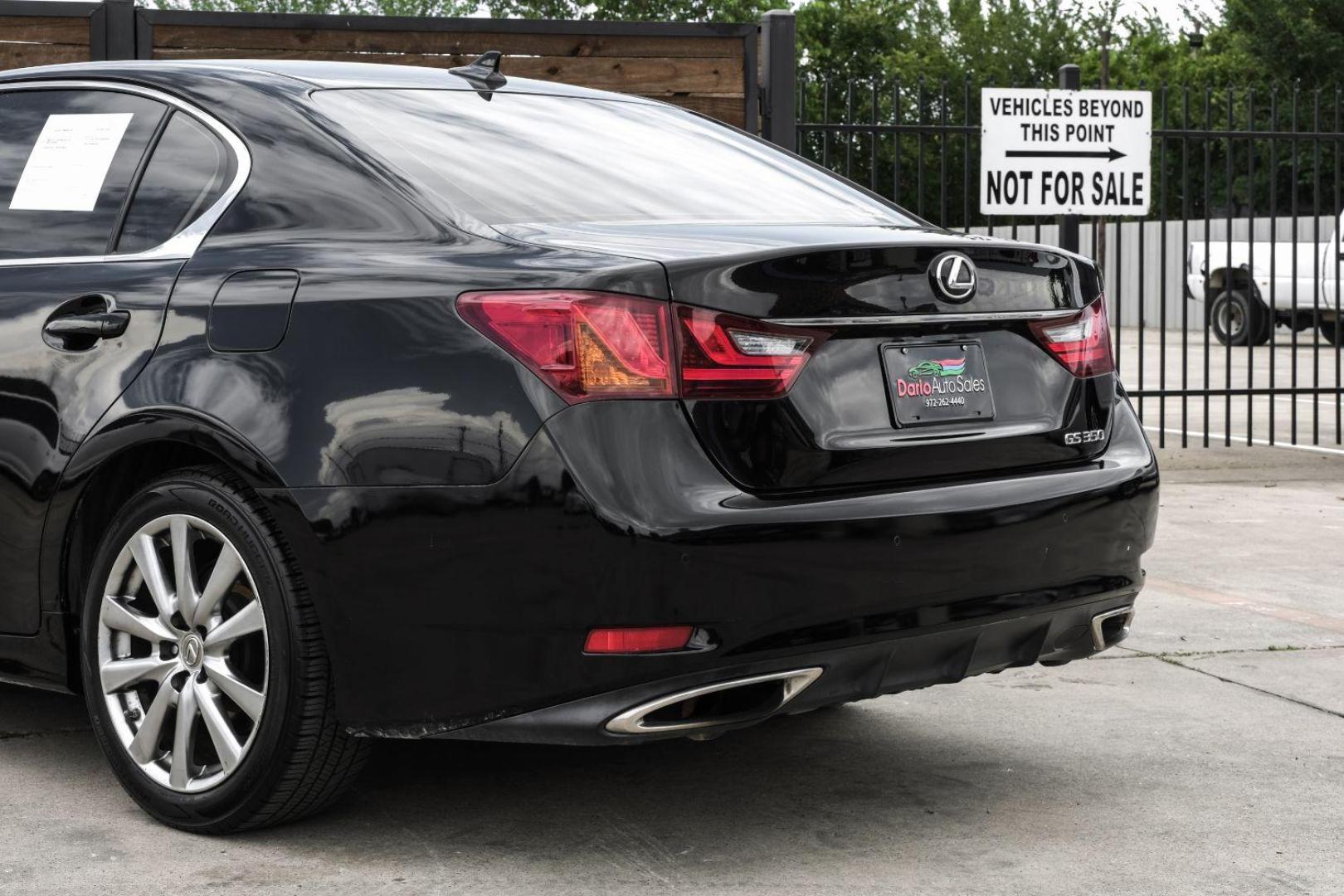 2014 BLACK Lexus GS 350 RWD (JTHBE1BL7E5) with an 3.5L V6 DOHC 24V engine, 8-Speed Automatic transmission, located at 2401 E Main St., Grand Prairie, TX, 75050, (972) 262-4440, 32.748981, -96.969643 - Photo#18