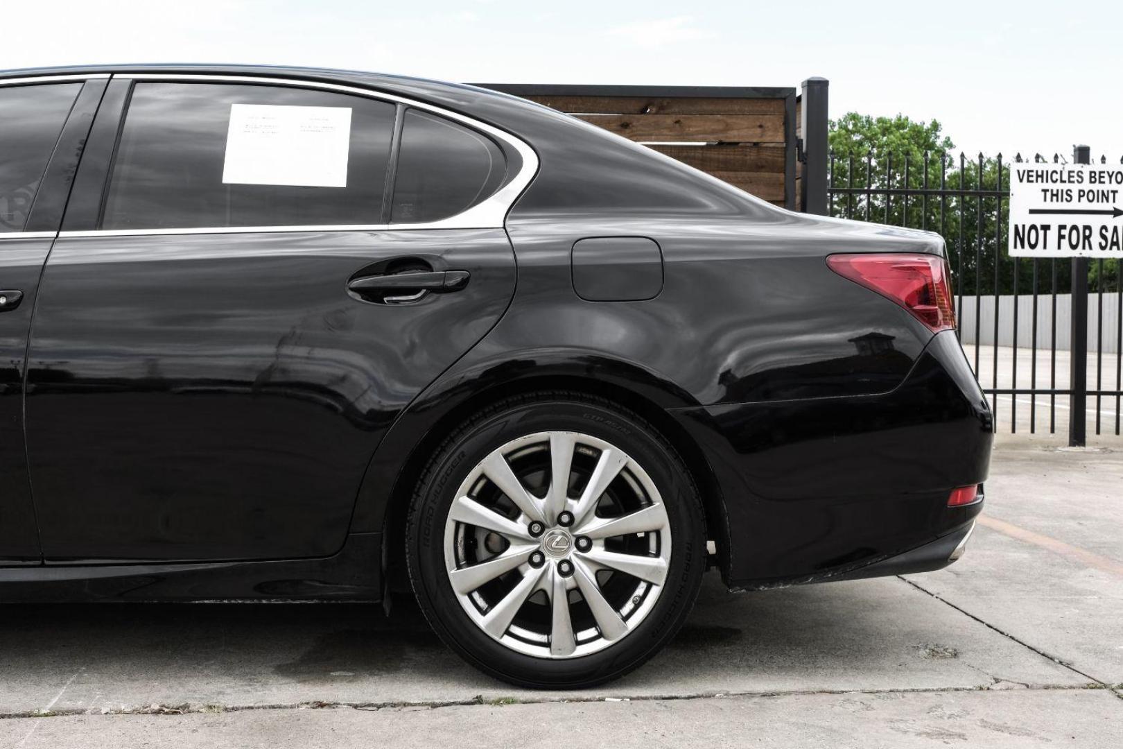 2014 BLACK Lexus GS 350 RWD (JTHBE1BL7E5) with an 3.5L V6 DOHC 24V engine, 8-Speed Automatic transmission, located at 2401 E Main St., Grand Prairie, TX, 75050, (972) 262-4440, 32.748981, -96.969643 - Photo#21