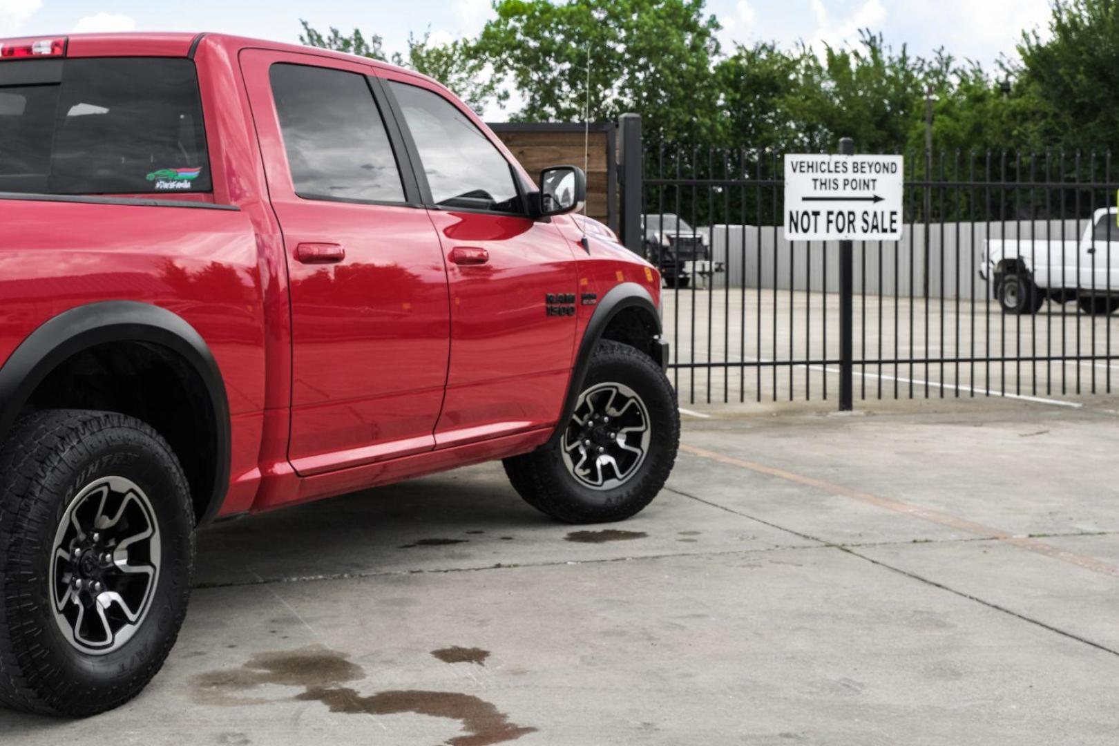 2017 red RAM 1500 Rebel Crew Cab SWB 4WD (1C6RR7YTXHS) with an 5.7L V8 OHV 16V engine, 8-Speed Automatic transmission, located at 2401 E Main St., Grand Prairie, TX, 75050, (972) 262-4440, 32.748981, -96.969643 - Photo#13