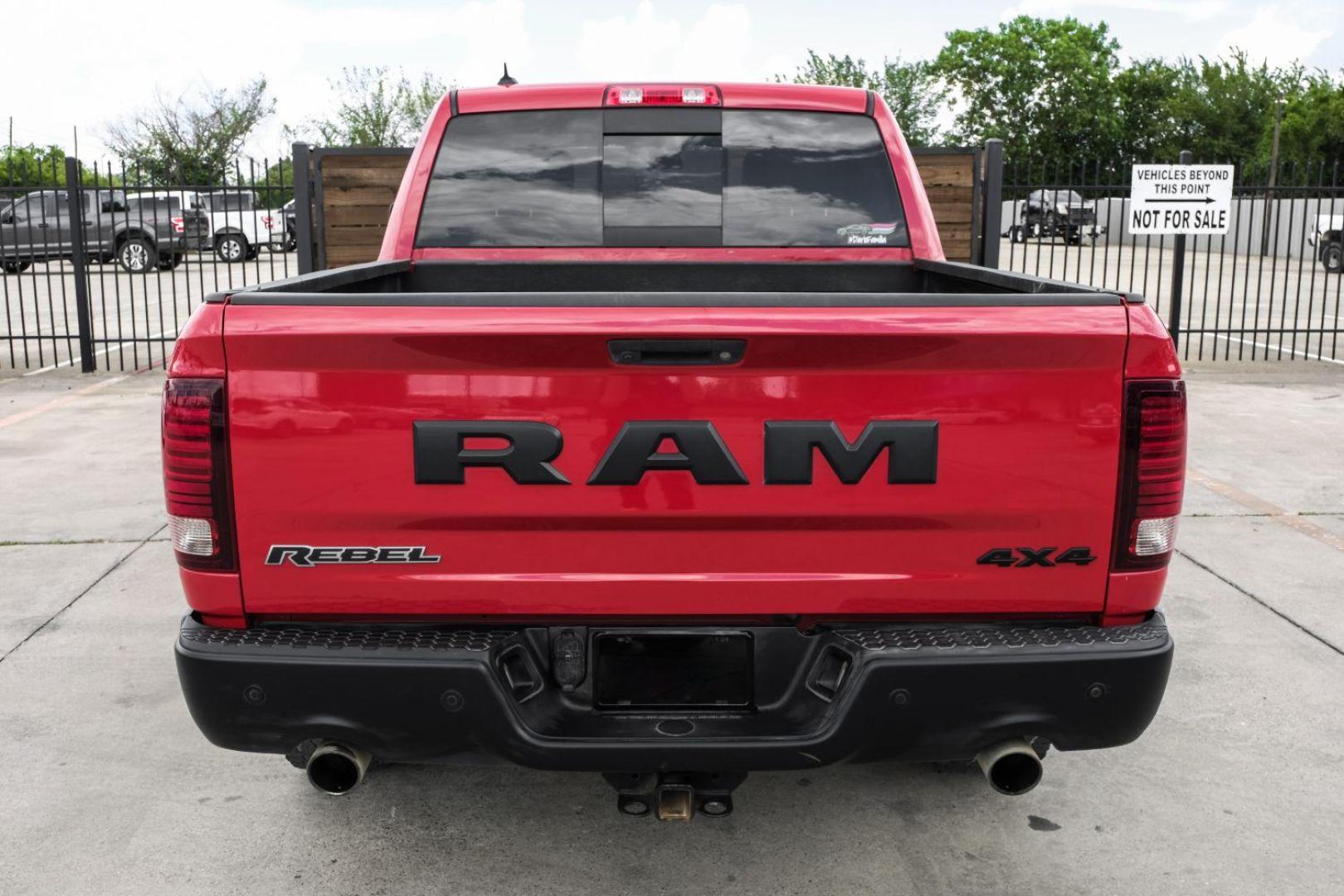 2017 red RAM 1500 Rebel Crew Cab SWB 4WD (1C6RR7YTXHS) with an 5.7L V8 OHV 16V engine, 8-Speed Automatic transmission, located at 2401 E Main St., Grand Prairie, TX, 75050, (972) 262-4440, 32.748981, -96.969643 - Photo#14