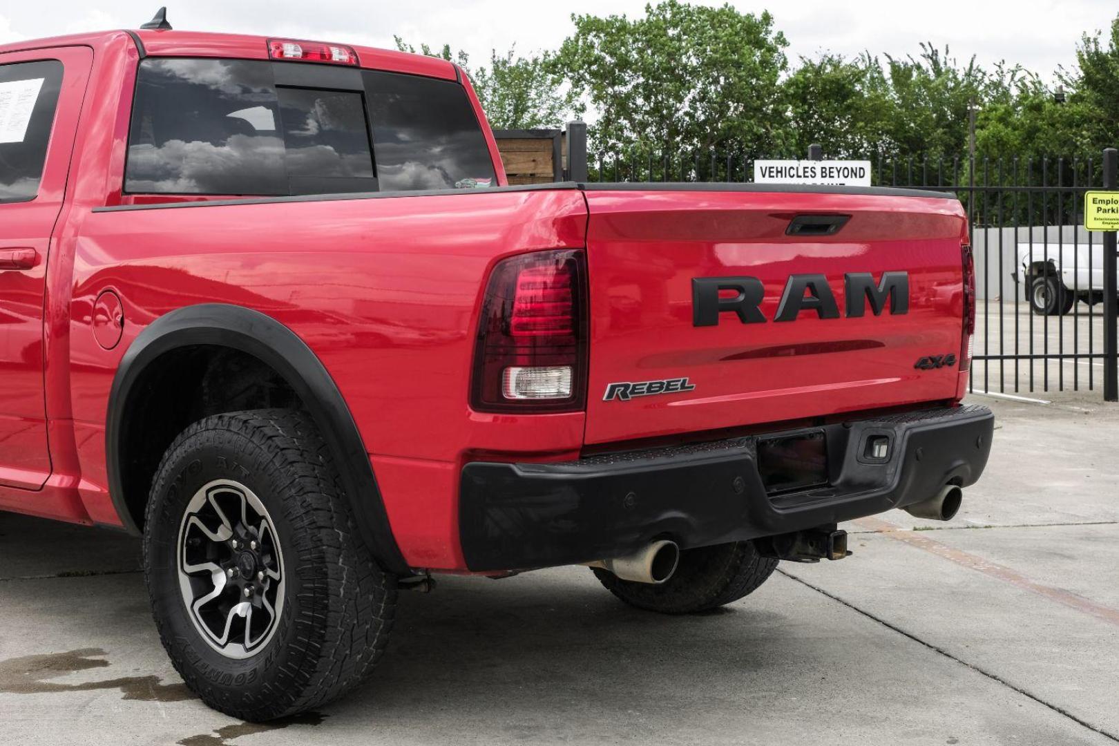 2017 red RAM 1500 Rebel Crew Cab SWB 4WD (1C6RR7YTXHS) with an 5.7L V8 OHV 16V engine, 8-Speed Automatic transmission, located at 2401 E Main St., Grand Prairie, TX, 75050, (972) 262-4440, 32.748981, -96.969643 - Photo#17