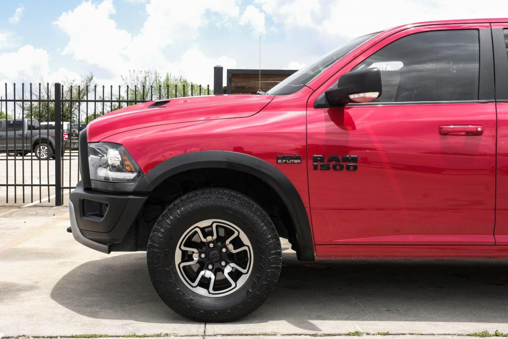 2017 red RAM 1500 Rebel Crew Cab SWB 4WD (1C6RR7YTXHS) with an 5.7L V8 OHV 16V engine, 8-Speed Automatic transmission, located at 2401 E Main St., Grand Prairie, TX, 75050, (972) 262-4440, 32.748981, -96.969643 - Photo#19