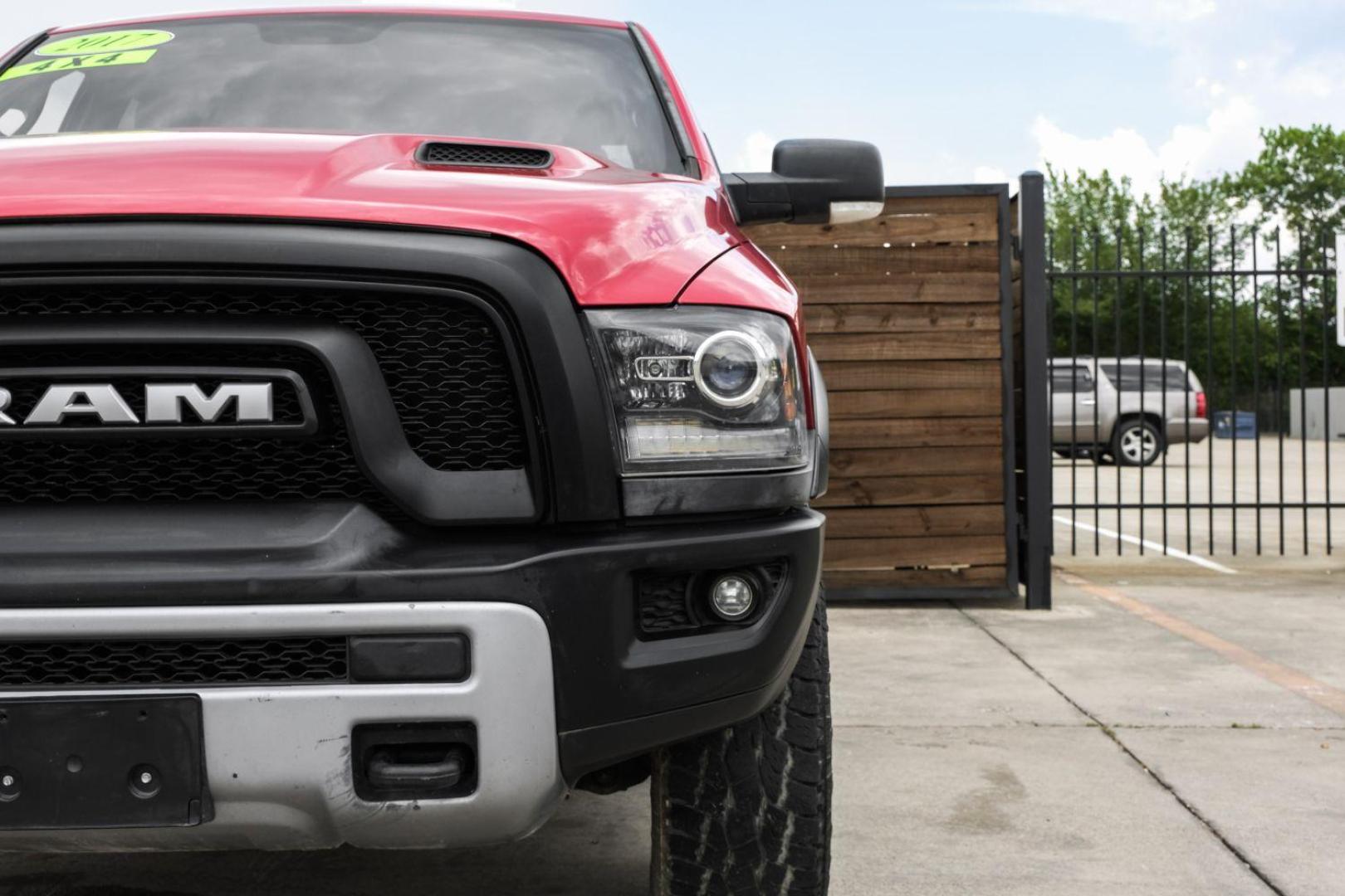 2017 red RAM 1500 Rebel Crew Cab SWB 4WD (1C6RR7YTXHS) with an 5.7L V8 OHV 16V engine, 8-Speed Automatic transmission, located at 2401 E Main St., Grand Prairie, TX, 75050, (972) 262-4440, 32.748981, -96.969643 - Photo#58