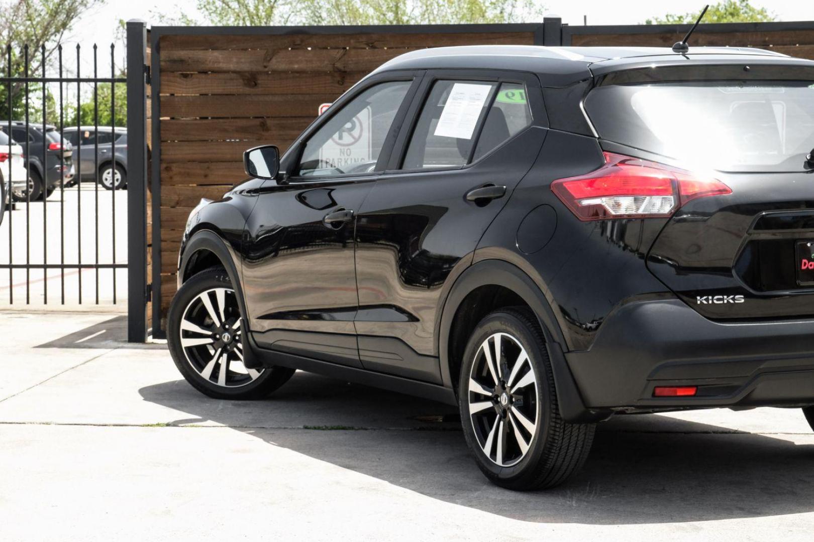 2019 BLACK Nissan Kicks S (3N1CP5CU9KL) with an 1.6L L4 engine, Continuously Variable Transmission transmission, located at 2401 E Main St., Grand Prairie, TX, 75050, (972) 262-4440, 32.748981, -96.969643 - Photo#12