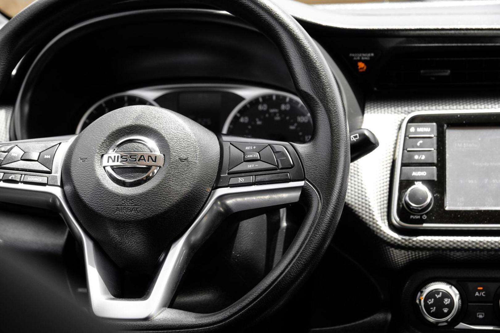 2019 BLACK Nissan Kicks S (3N1CP5CU9KL) with an 1.6L L4 engine, Continuously Variable Transmission transmission, located at 2401 E Main St., Grand Prairie, TX, 75050, (972) 262-4440, 32.748981, -96.969643 - Photo#20