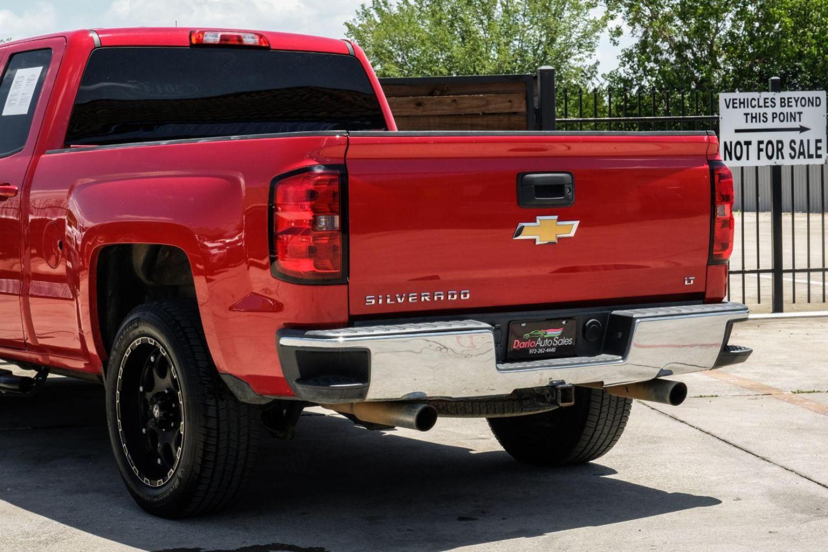 2014 Red Chevrolet Silverado 1500 1LT Double Cab 2WD (1GCRCREC4EZ) with an 5.3L V8 OHV 16V engine, 6-Speed Automatic transmission, located at 2401 E Main St., Grand Prairie, TX, 75050, (972) 262-4440, 32.748981, -96.969643 - Photo#13