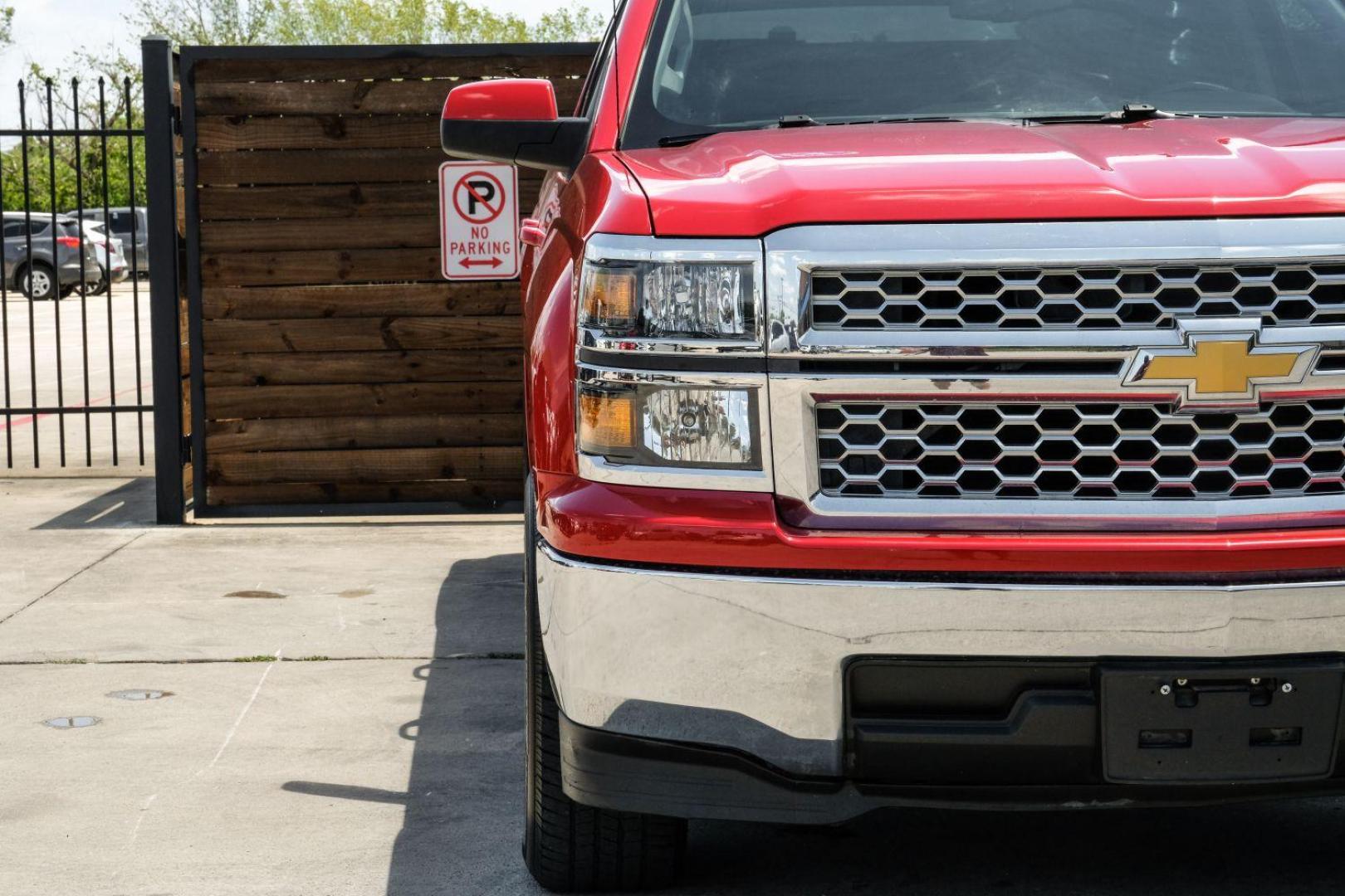 2014 Red Chevrolet Silverado 1500 1LT Double Cab 2WD (1GCRCREC4EZ) with an 5.3L V8 OHV 16V engine, 6-Speed Automatic transmission, located at 2401 E Main St., Grand Prairie, TX, 75050, (972) 262-4440, 32.748981, -96.969643 - Photo#42