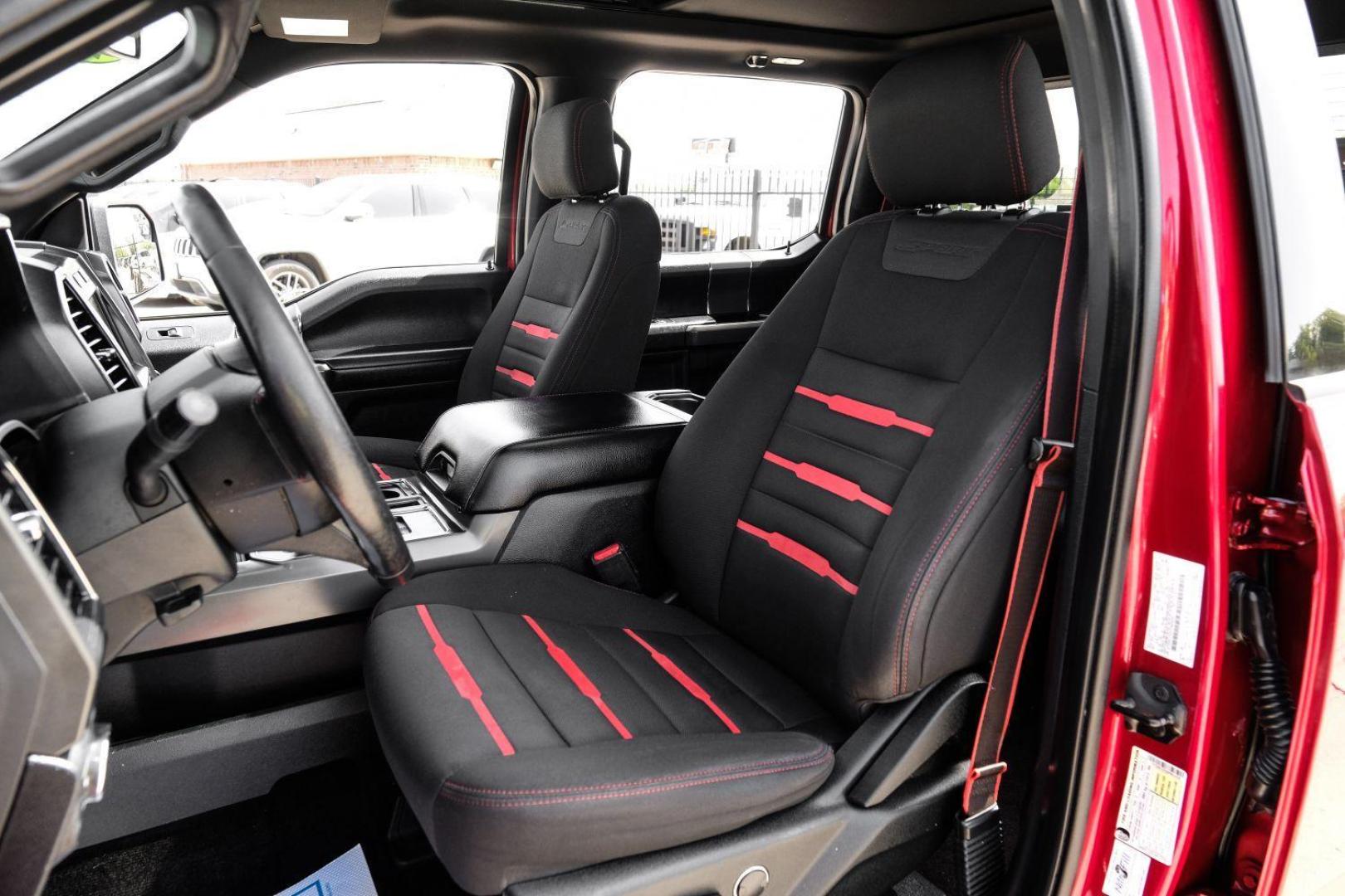 2017 red Ford F-150 XLT SuperCrew 6.5-ft. Bed 2WD (1FTEW1CPXHF) with an 2.7L V6 DOHC 24V engine, 6-Speed Automatic transmission, located at 2401 E Main St., Grand Prairie, TX, 75050, (972) 262-4440, 32.748981, -96.969643 - Photo#3