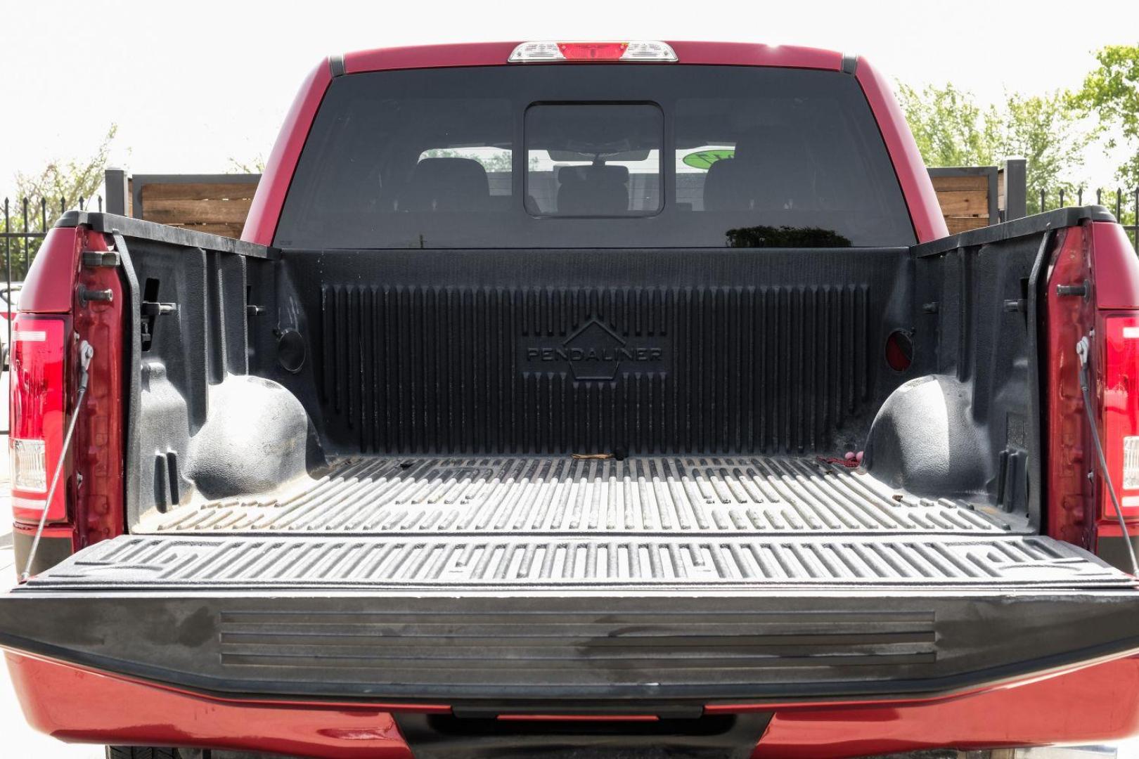 2017 red Ford F-150 XLT SuperCrew 6.5-ft. Bed 2WD (1FTEW1CPXHF) with an 2.7L V6 DOHC 24V engine, 6-Speed Automatic transmission, located at 2401 E Main St., Grand Prairie, TX, 75050, (972) 262-4440, 32.748981, -96.969643 - Photo#45