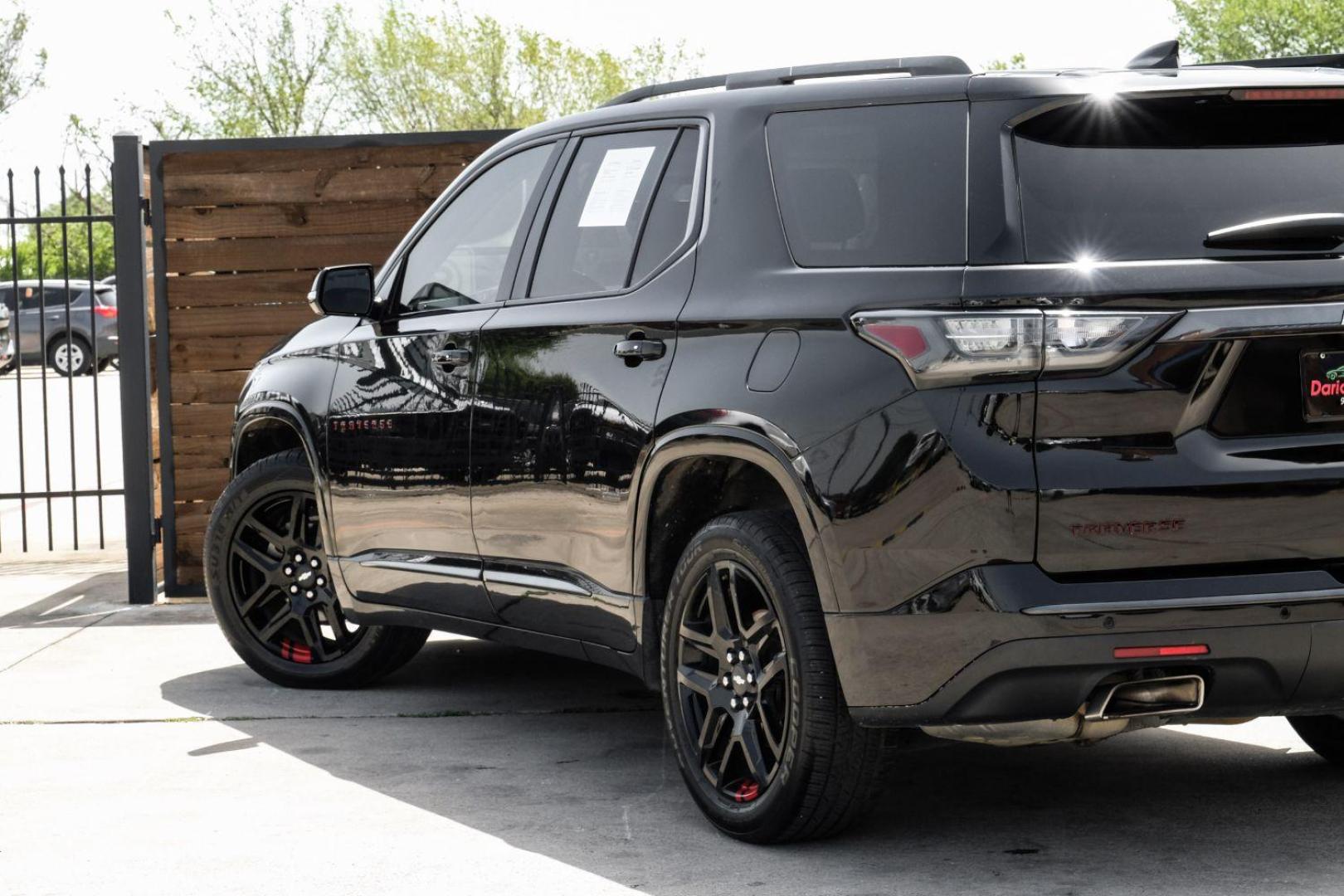 2019 Black Chevrolet Traverse Premier FWD (1GNERKKW0KJ) with an 3.6L V6 DOHC 24V engine, 9-Speed Automatic transmission, located at 2401 E Main St., Grand Prairie, TX, 75050, (972) 262-4440, 32.748981, -96.969643 - Photo#13